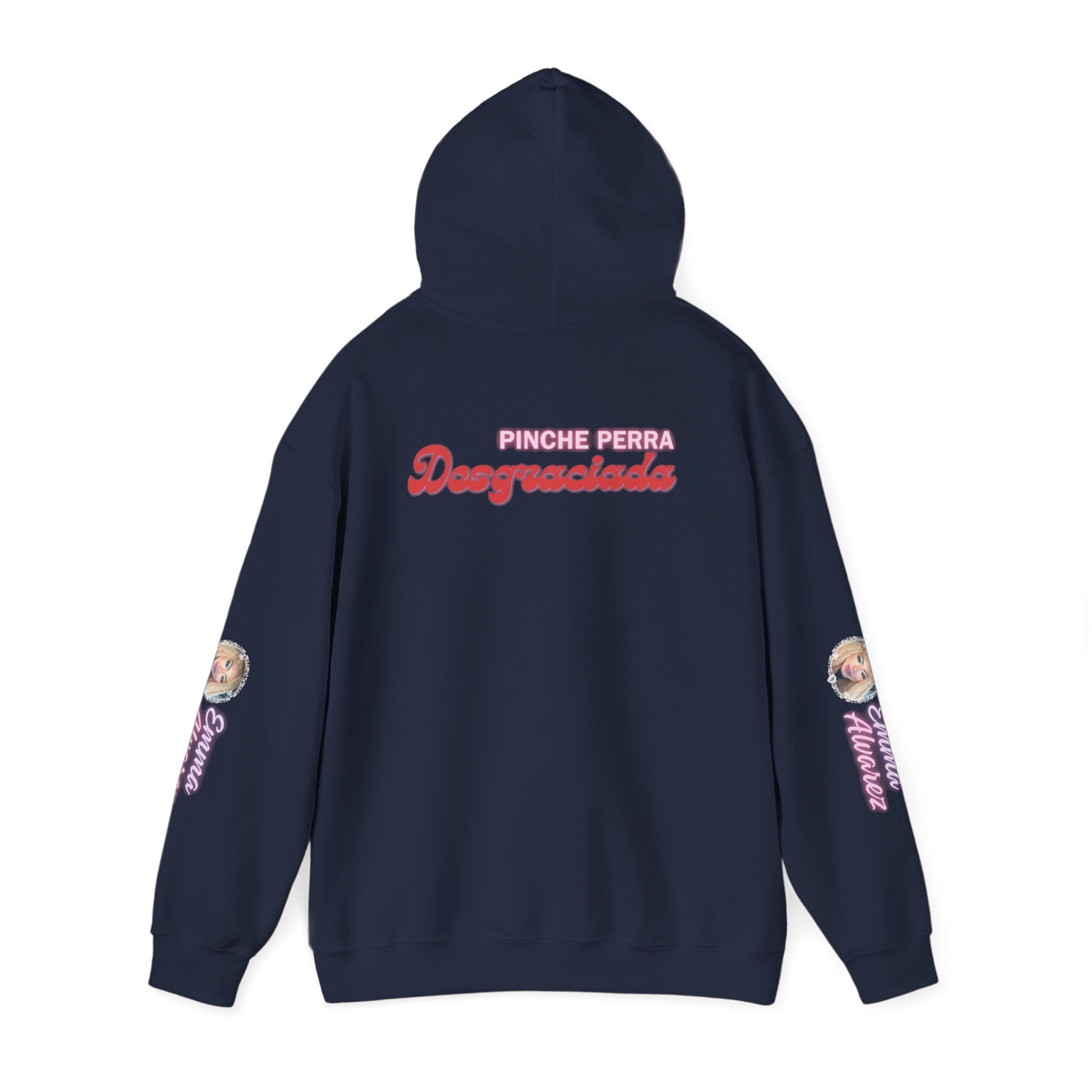 The Emma Alvarez & Meli G Heavy Blend™ Hooded Sweatshirt - "MeliG Mugshot"