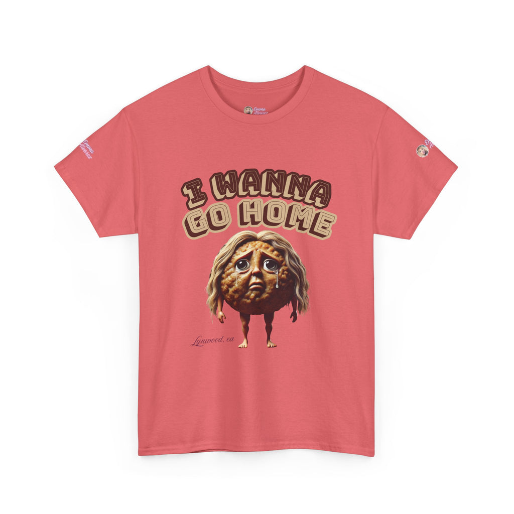 The Emma Alvarez Unisex Heavy Cotton Tee - "I Wanna Go Home" - Lynwood, CA