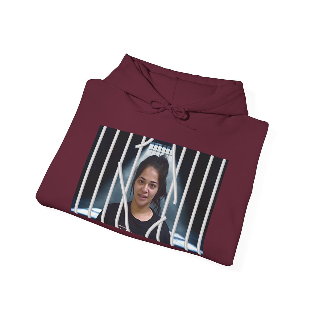 The Emma Alvarez & Meli G Heavy Blend™ Hooded Sweatshirt - "MeliG Mugshot"