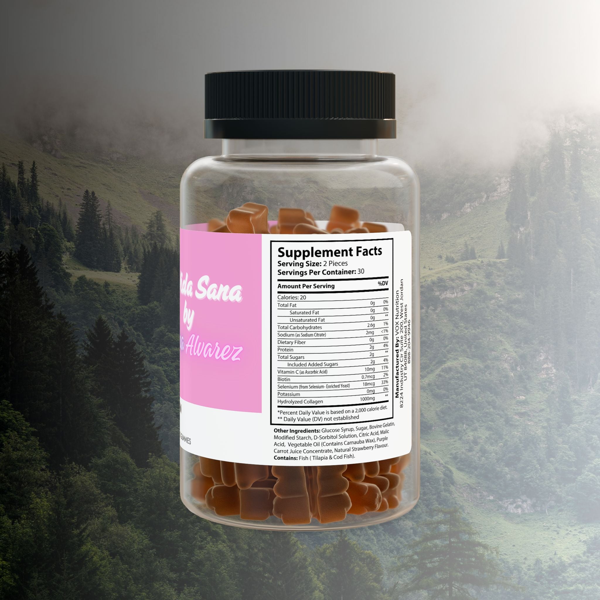 Mi Vida Sana by Emma Alvarez | Collagen Gummies (60 Gummies)