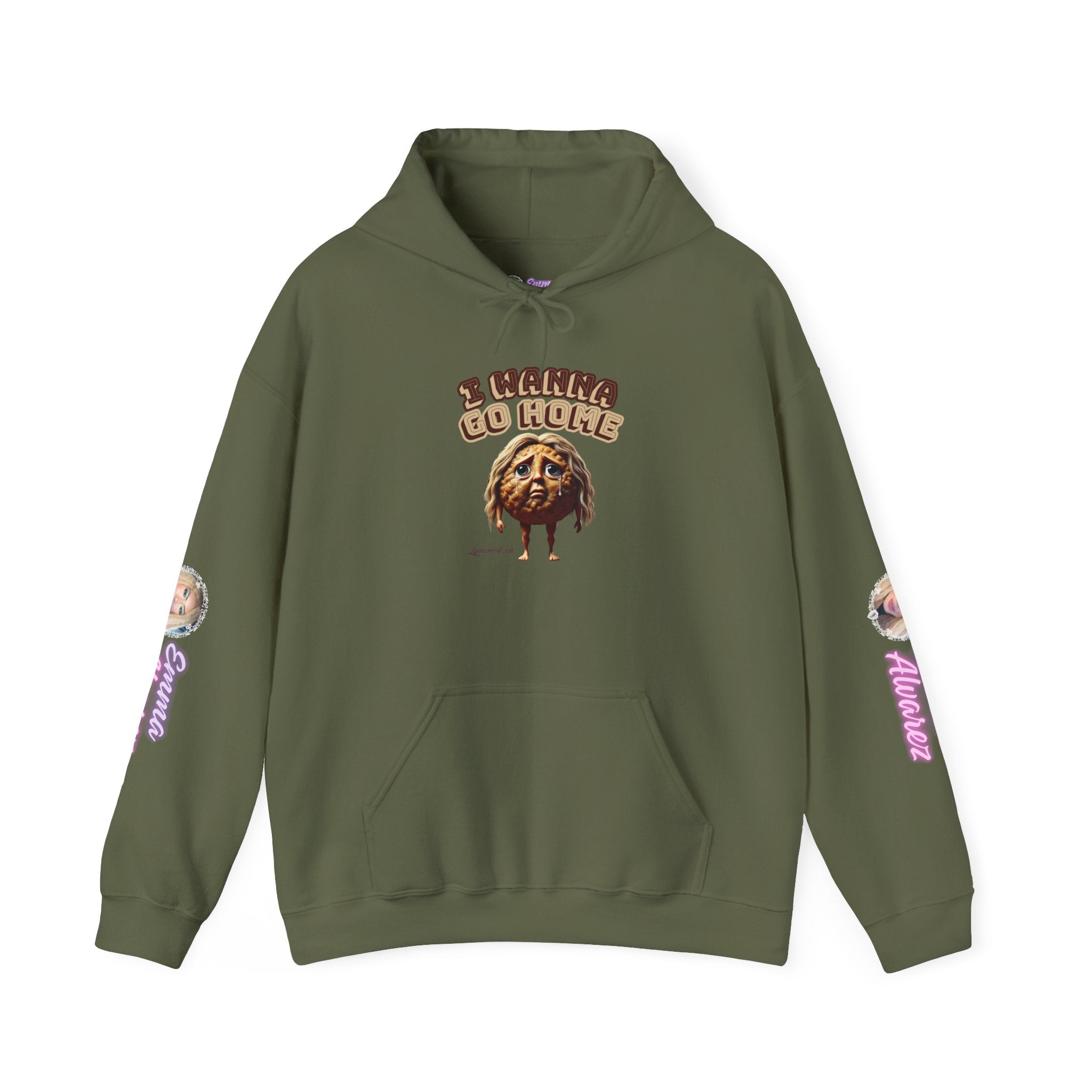 The Emma Alvarez Heavy Blend™ Hooded Sweatshirt - "I Wanna Go Home" Lynwood, CA