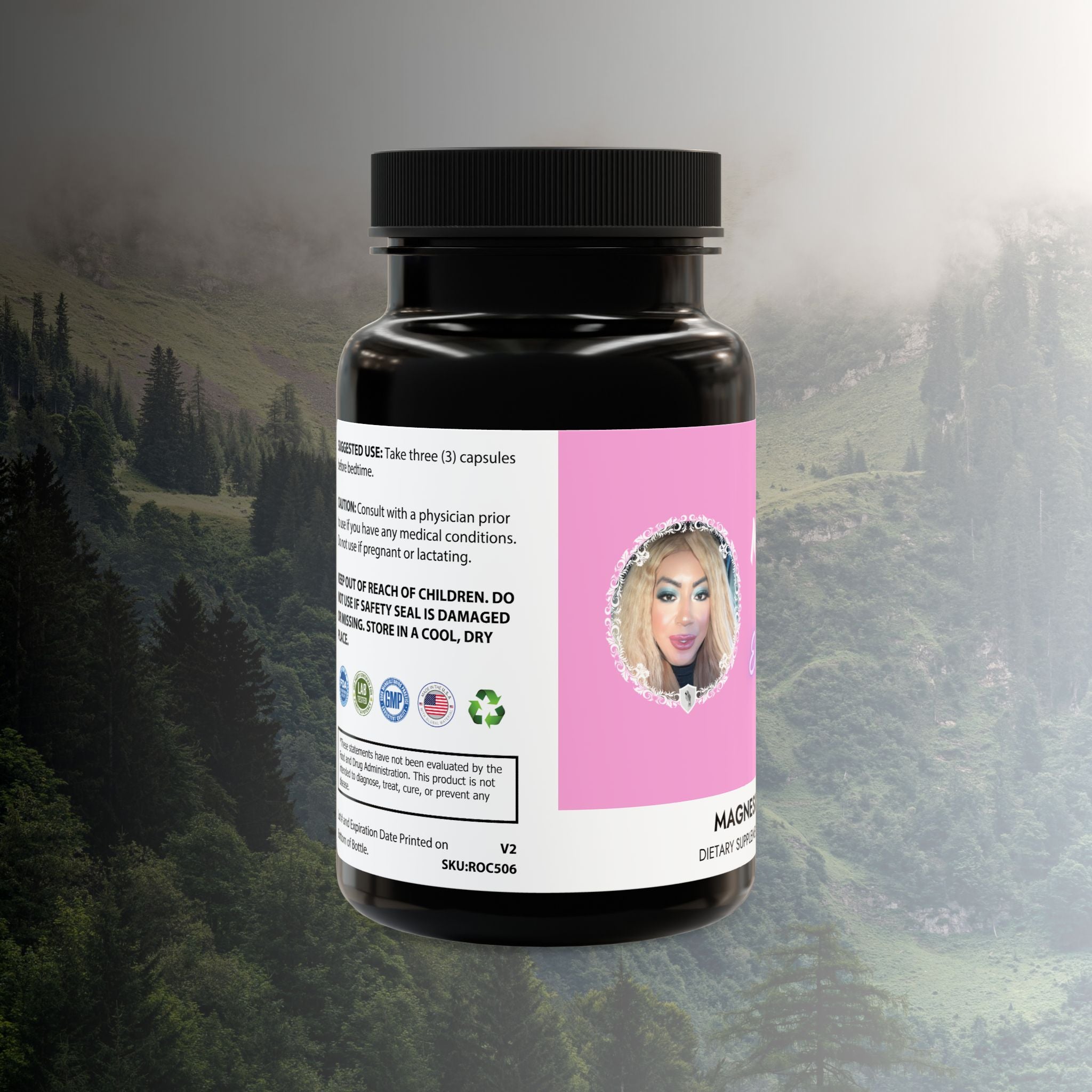 Mi Vida Sana by Emma Alvarez | Magnesium Zinc Supplement (90 Capsules)