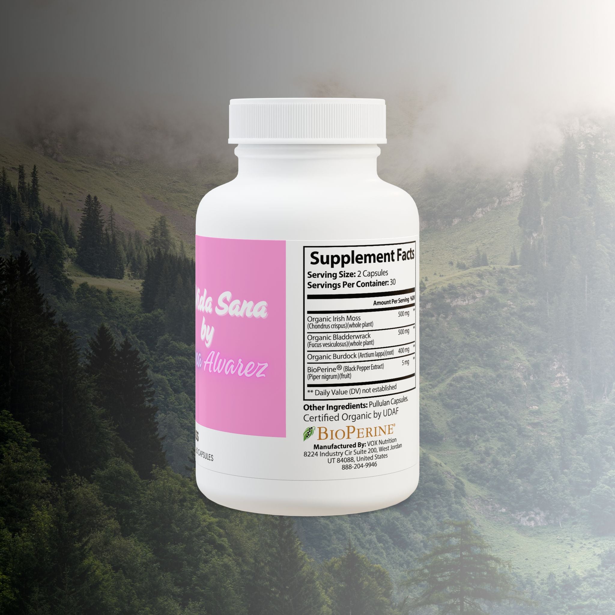 Mi Vida Sana by Emma Alvarez | Sea Moss Supplement (60 Capsules)