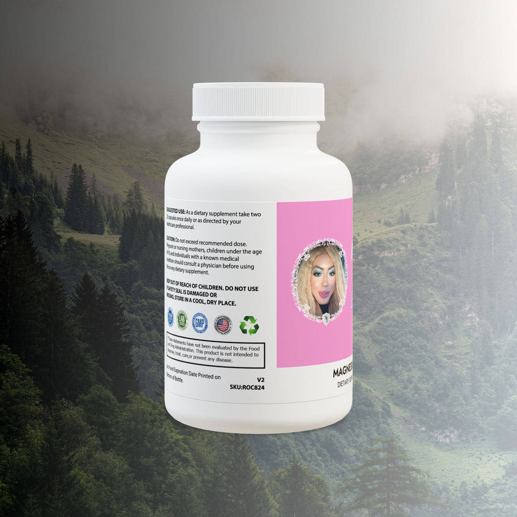 Mi Vida Sana by Emma Alvarez | Magnesium Glycinate Supplement (60 Capsules)