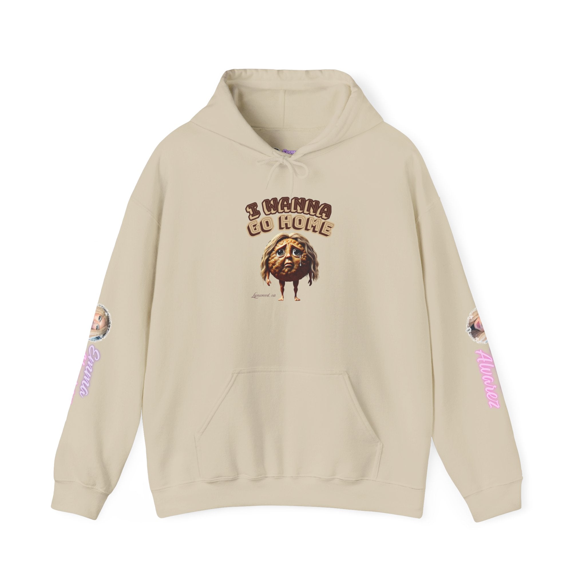 The Emma Alvarez Heavy Blend™ Hooded Sweatshirt - "I Wanna Go Home" Lynwood, CA