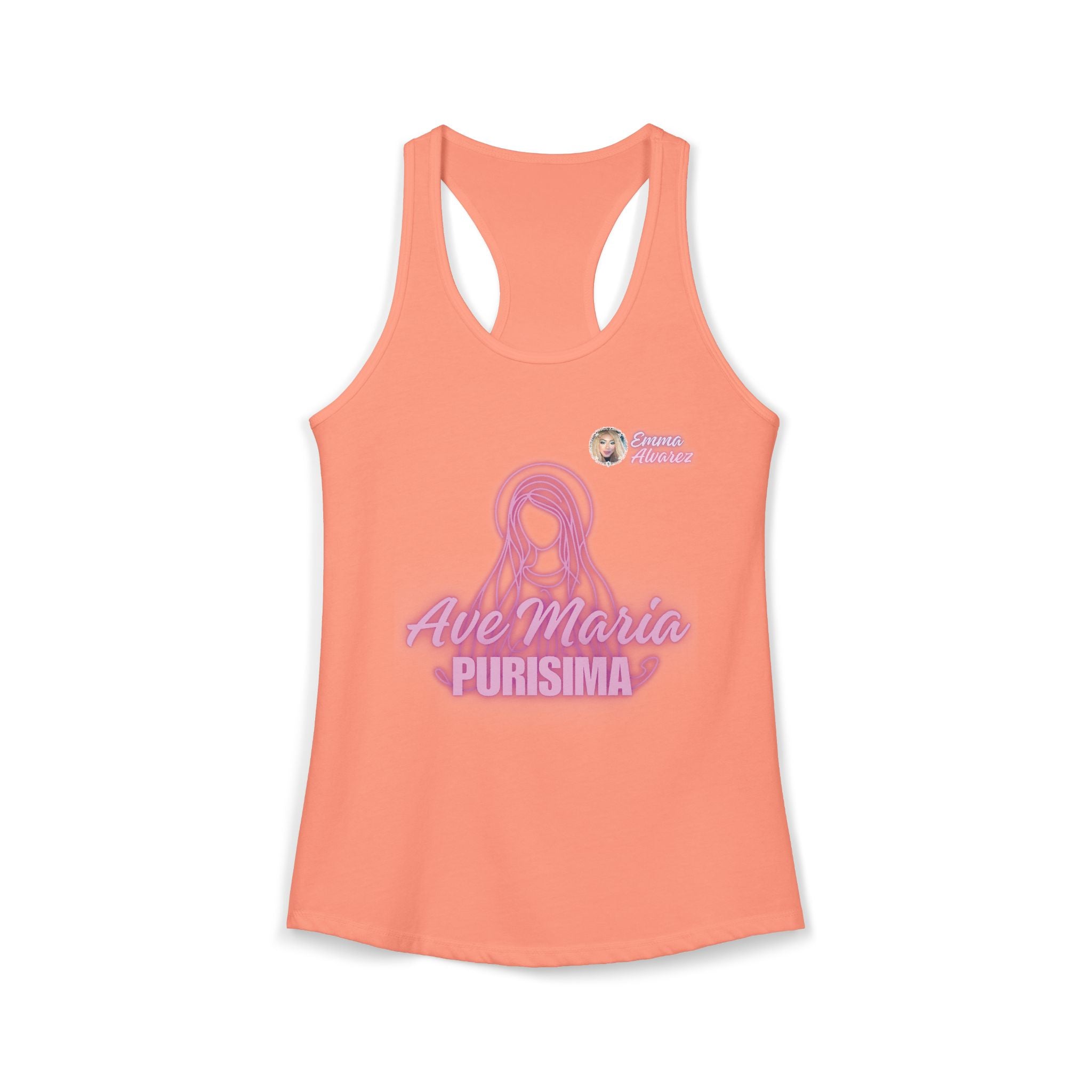 Ave Maria Purisima! Racerback Tank for Women