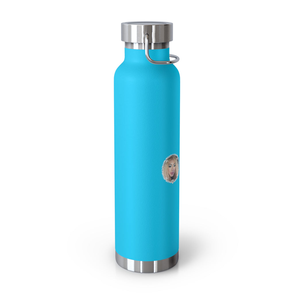 Emma Alvarez - Personalized Copper Insulated Water Bottle - 22oz