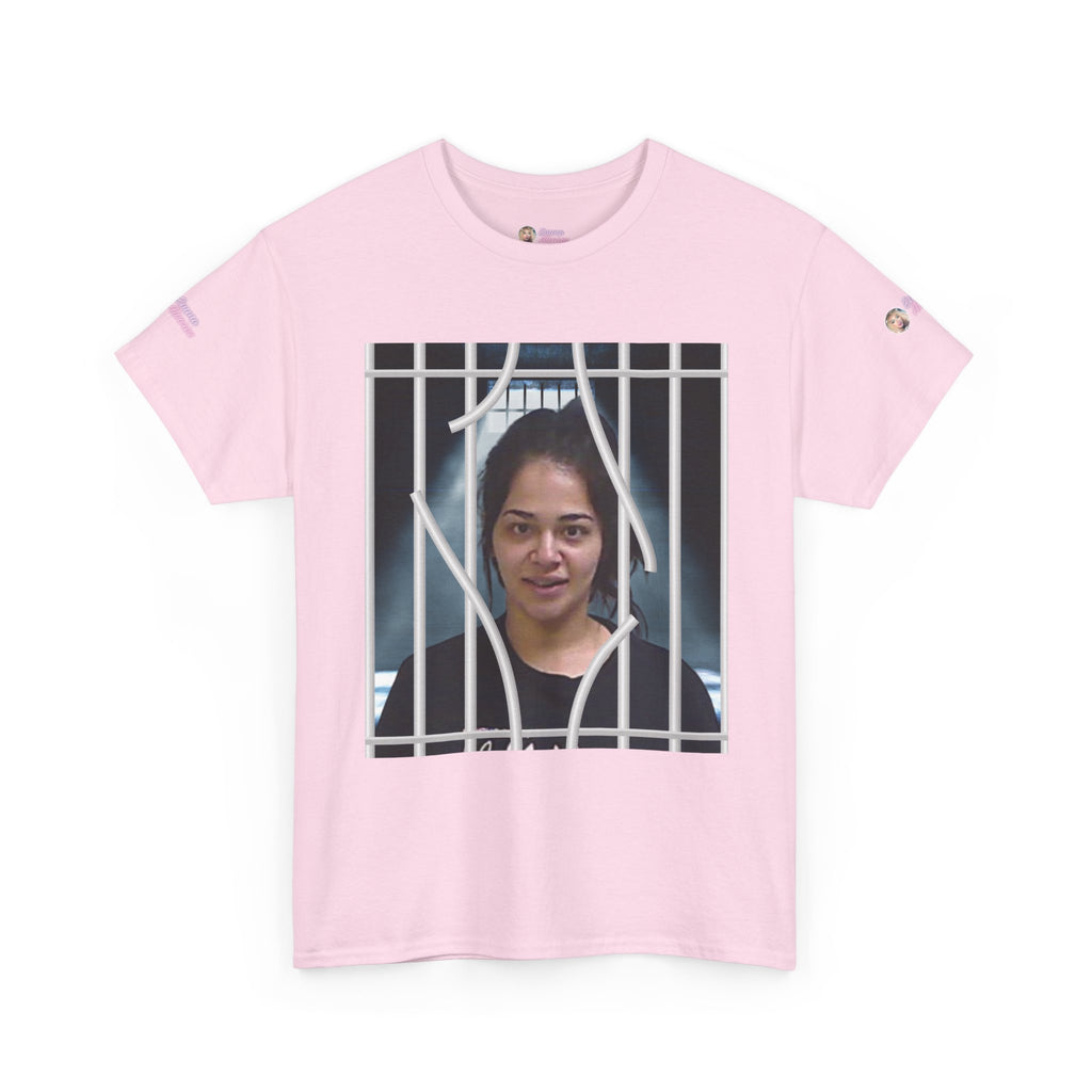The Emma Alvarez & Meli G Unisex Heavy Cotton Tee - "MeliG Mugshot"