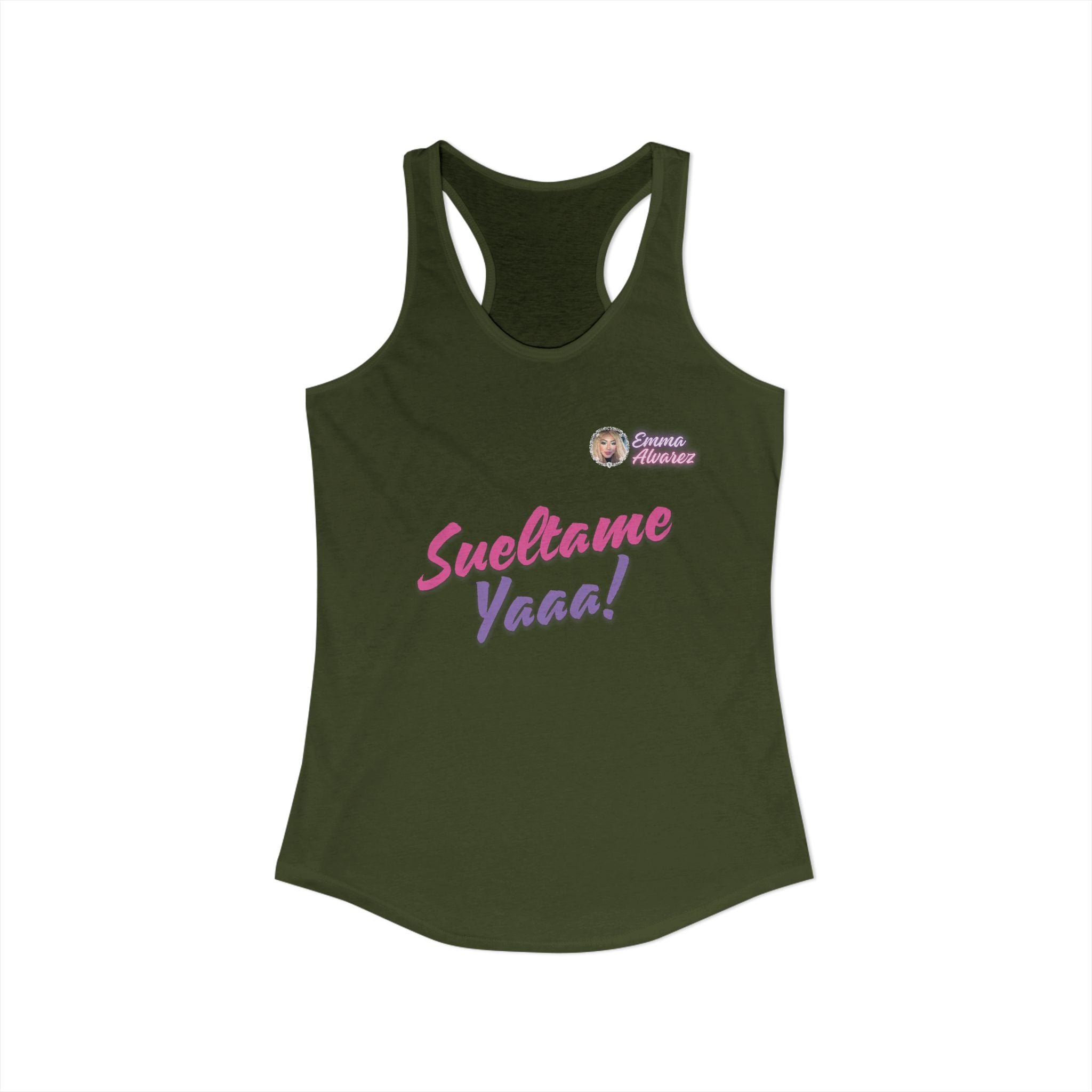 Sueltame Yaaa! Racerback Tank for Women