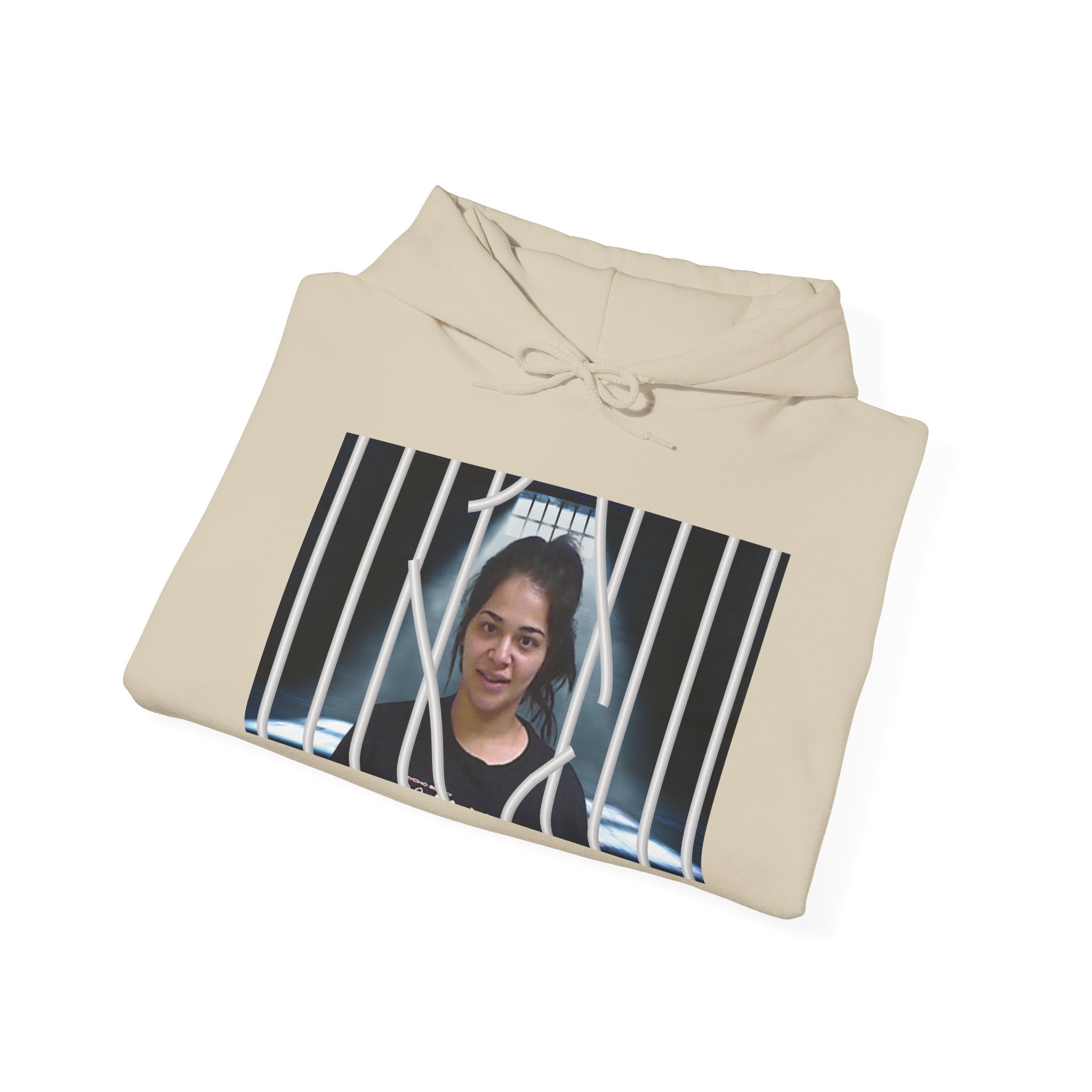 The Emma Alvarez & Meli G Heavy Blend™ Hooded Sweatshirt - "MeliG Mugshot"