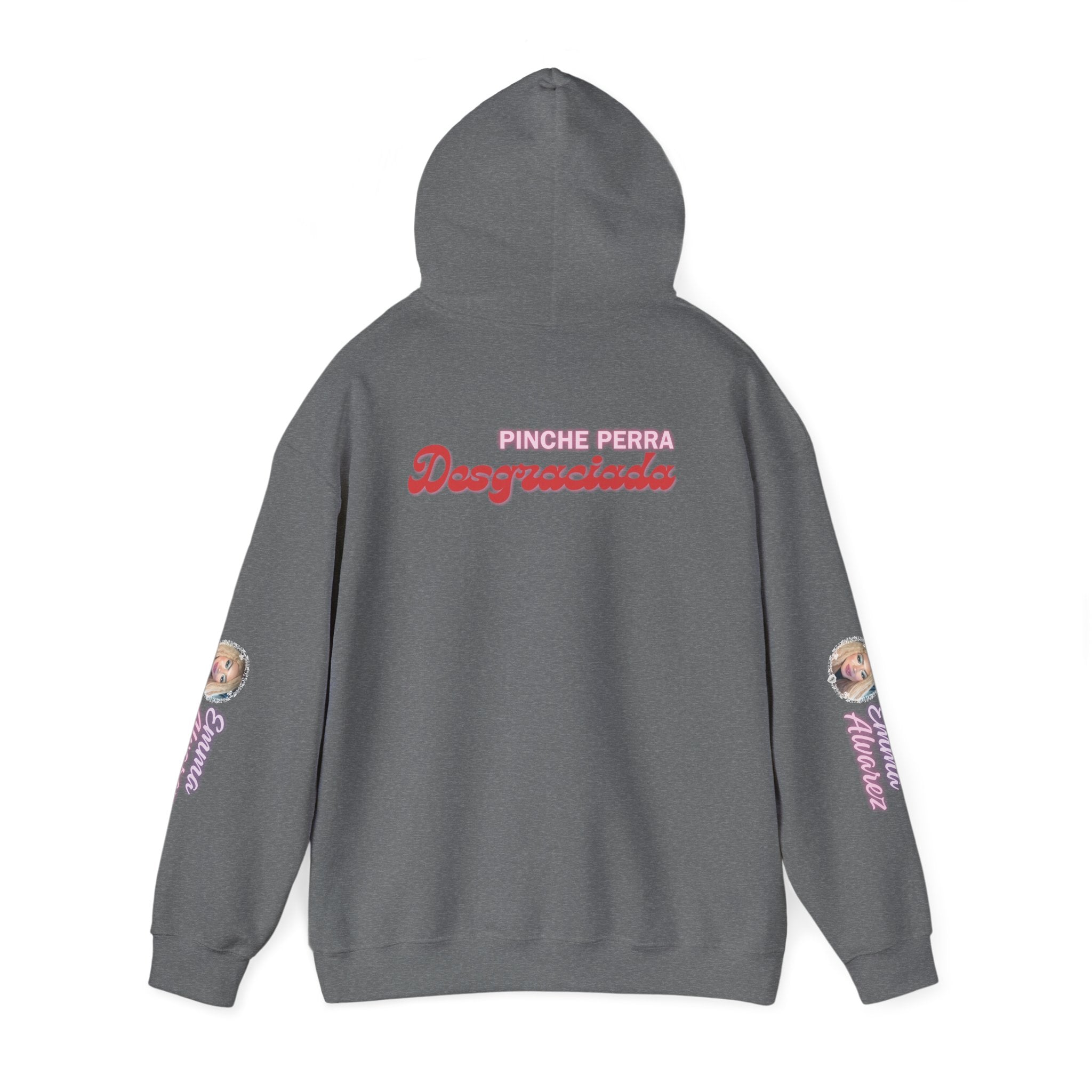 The Emma Alvarez & Meli G Heavy Blend™ Hooded Sweatshirt - "MeliG Mugshot"