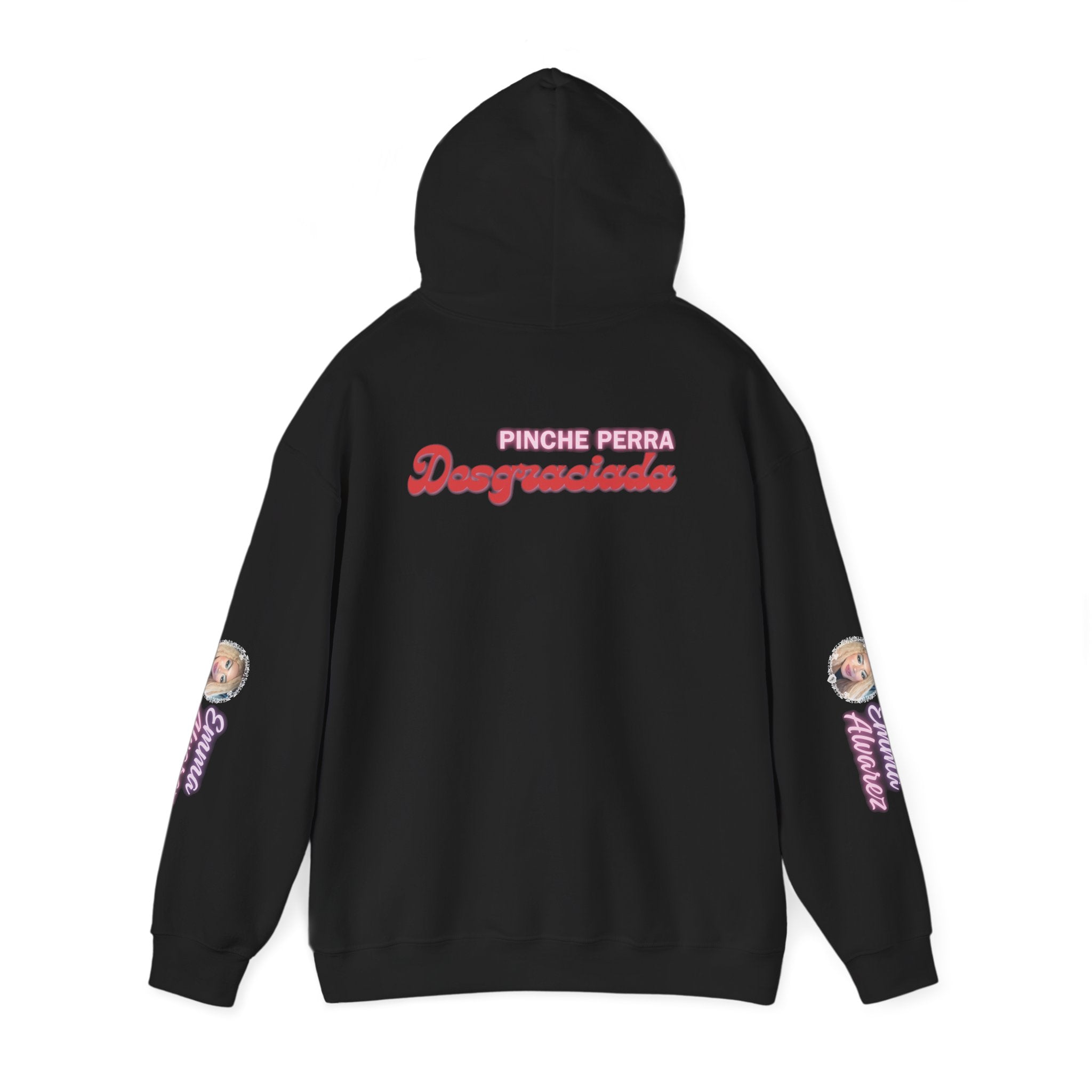 The Emma Alvarez & Meli G Heavy Blend™ Hooded Sweatshirt - "MeliG Mugshot"