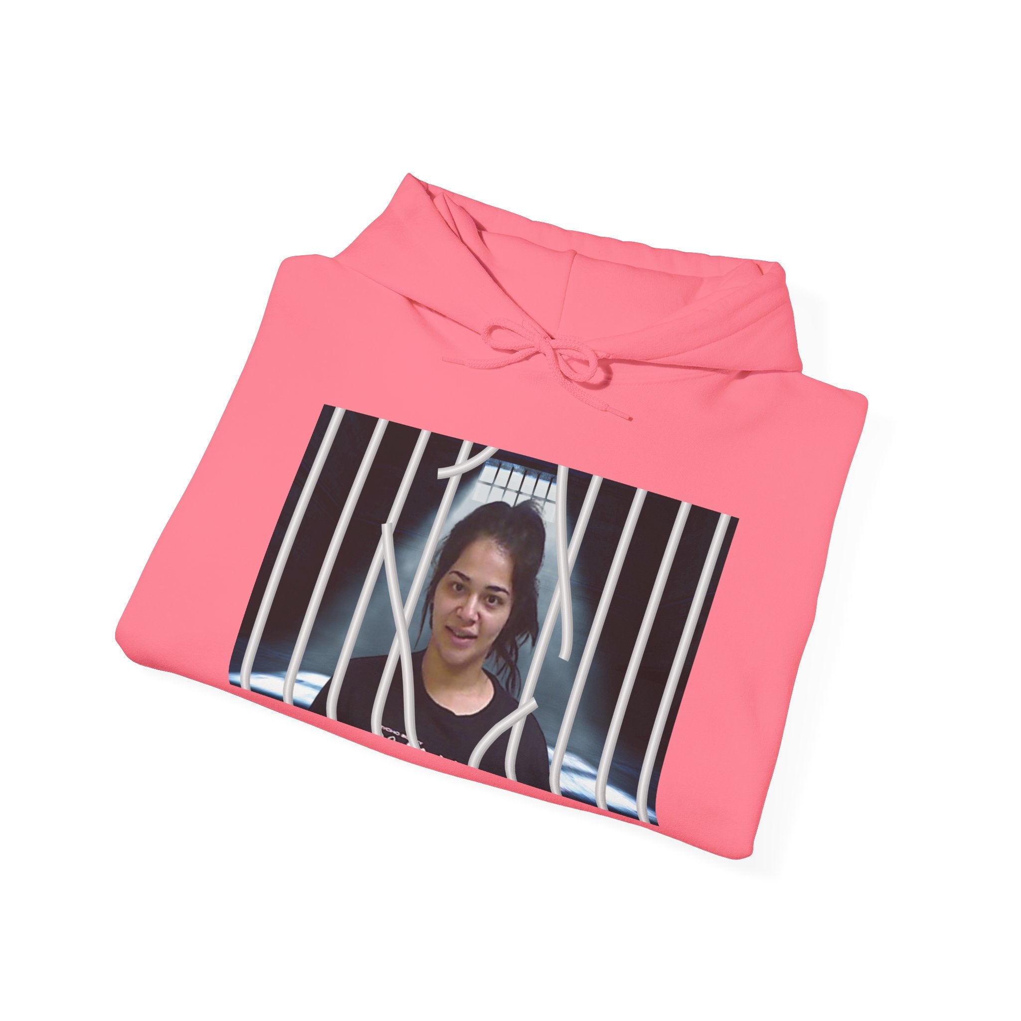 The Emma Alvarez & Meli G Heavy Blend™ Hooded Sweatshirt - "MeliG Mugshot"