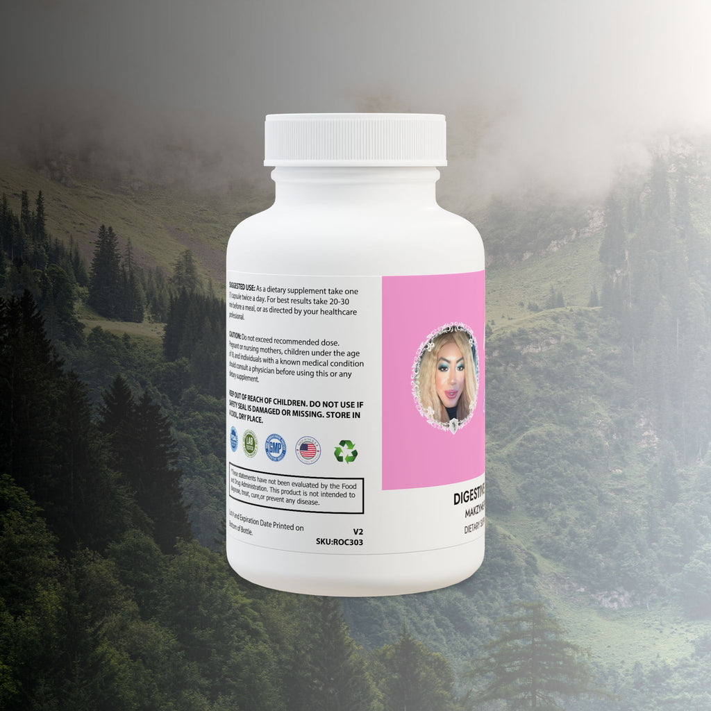 Mi Vida Sana by Emma Alvarez | Digestive Enzyme Blend Supplement (60 Capsules)