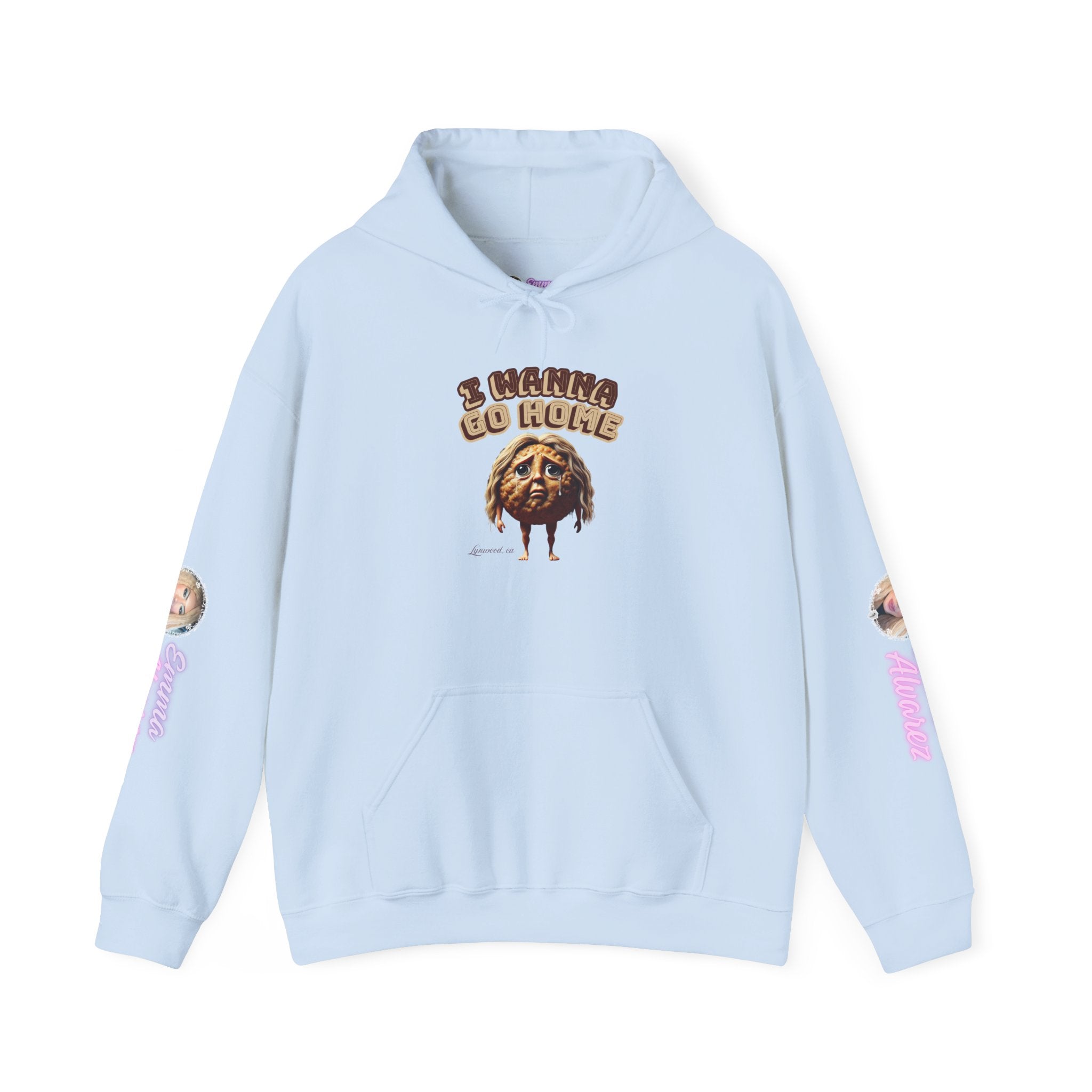 The Emma Alvarez Heavy Blend™ Hooded Sweatshirt - "I Wanna Go Home" Lynwood, CA