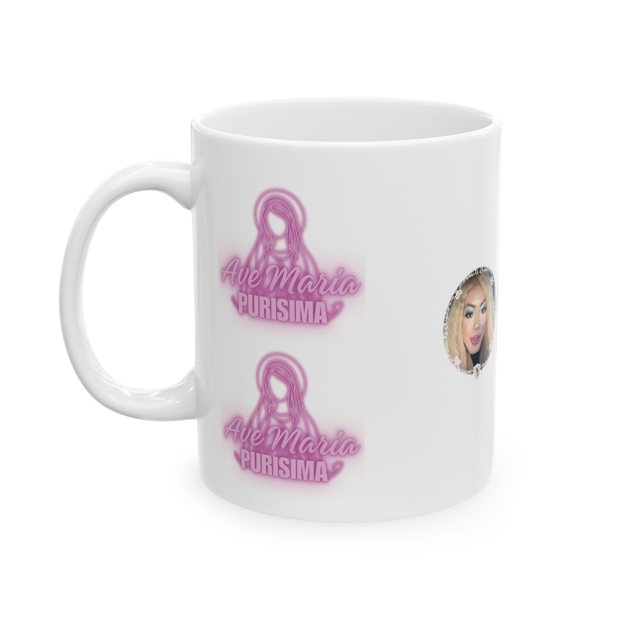 The Emma Alvarez - Ceramic Mug - “Ave Maria Purisima”