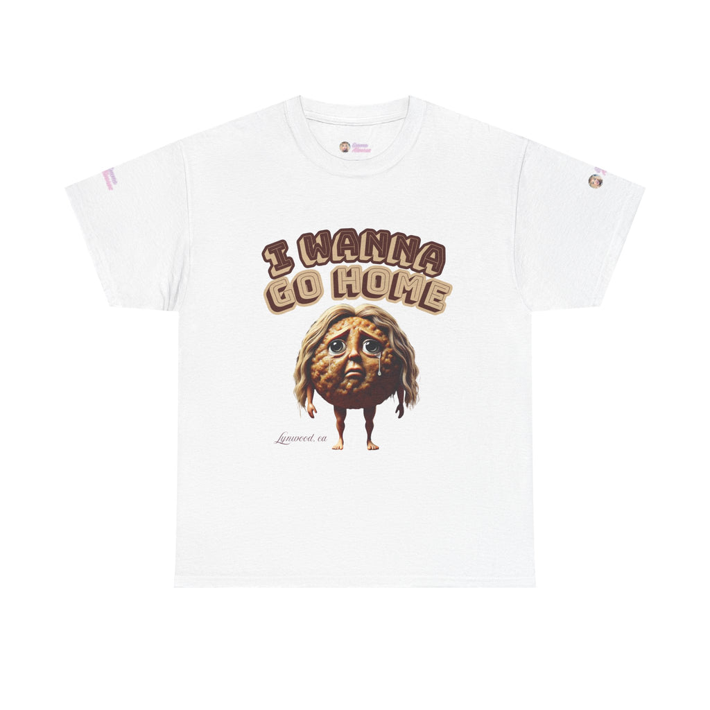 The Emma Alvarez Unisex Heavy Cotton Tee - "I Wanna Go Home" - Lynwood, CA