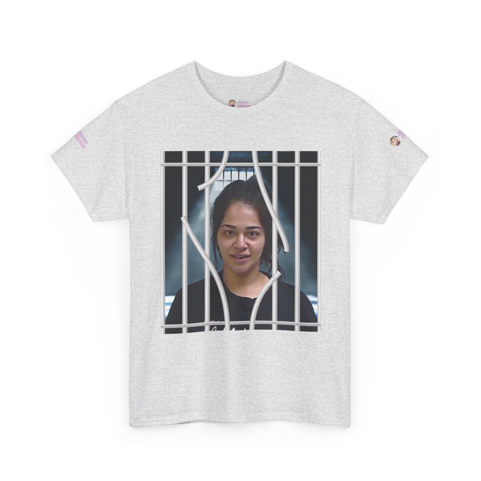 The Emma Alvarez & Meli G Unisex Heavy Cotton Tee - "MeliG Mugshot"