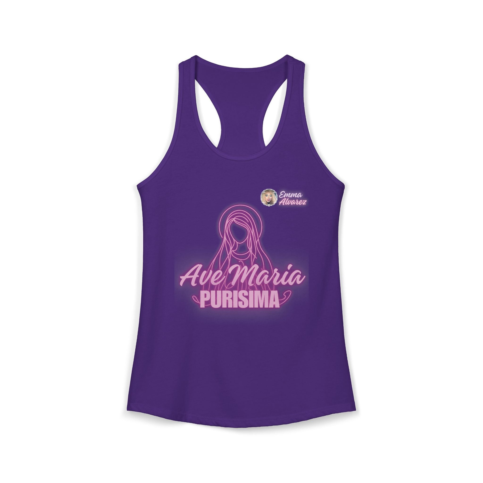 Ave Maria Purisima! Racerback Tank for Women