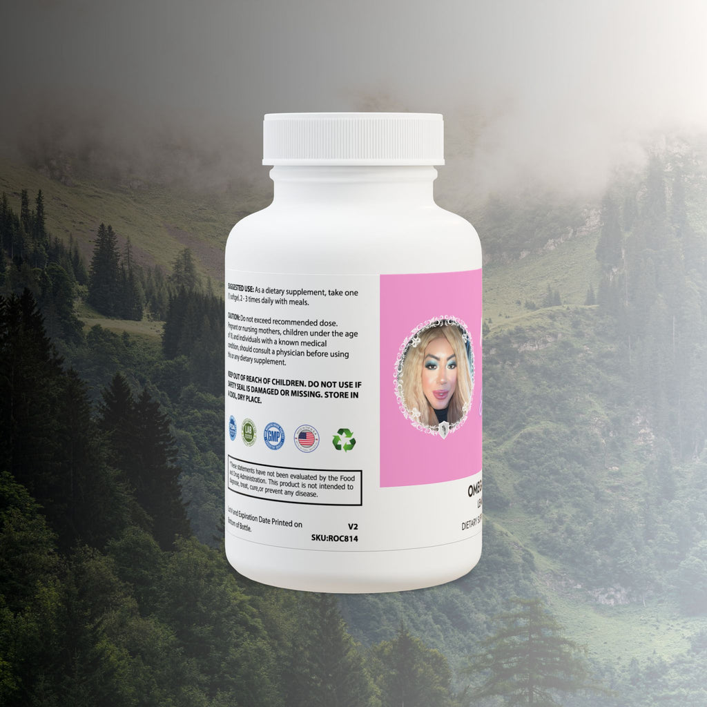 Mi Vida Sana by Emma Alvarez | Omega 3 Fish Oil Supplement (60 Softgels)