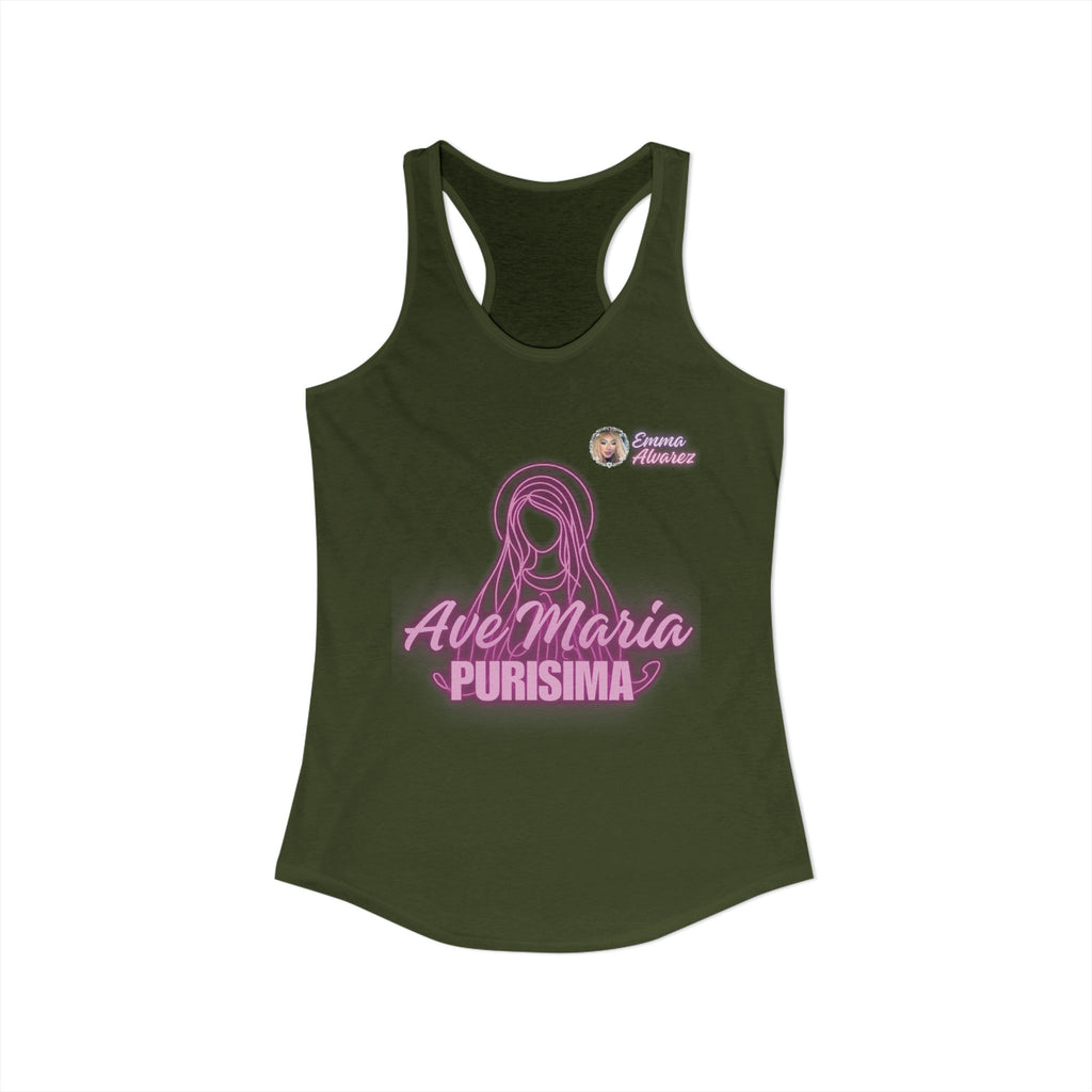 Ave Maria Purisima! Racerback Tank for Women