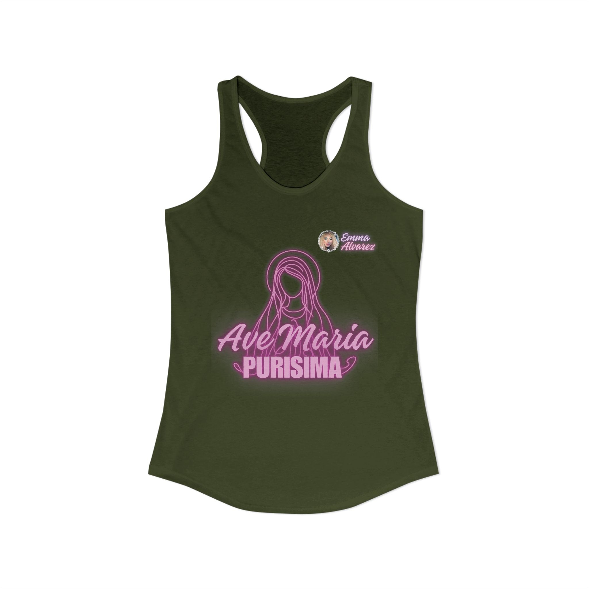 Ave Maria Purisima! Racerback Tank for Women