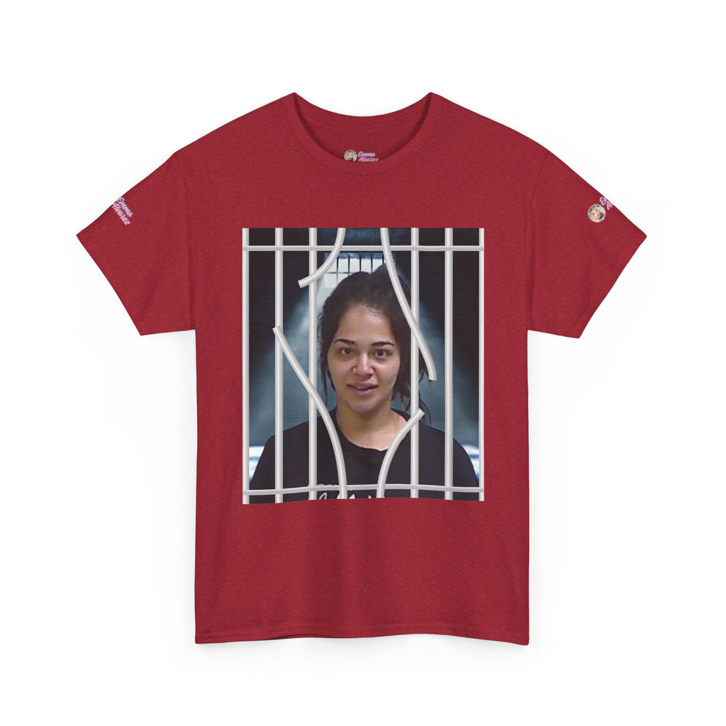The Emma Alvarez & Meli G Unisex Heavy Cotton Tee - "MeliG Mugshot"