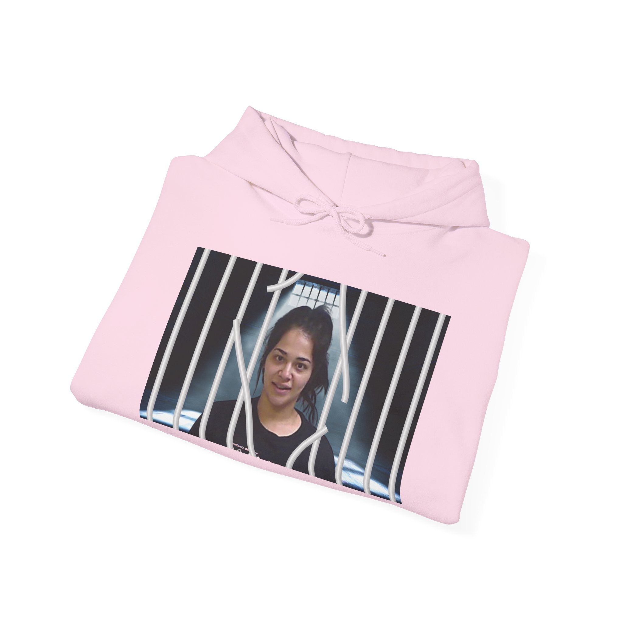 The Emma Alvarez & Meli G Heavy Blend™ Hooded Sweatshirt - "MeliG Mugshot"