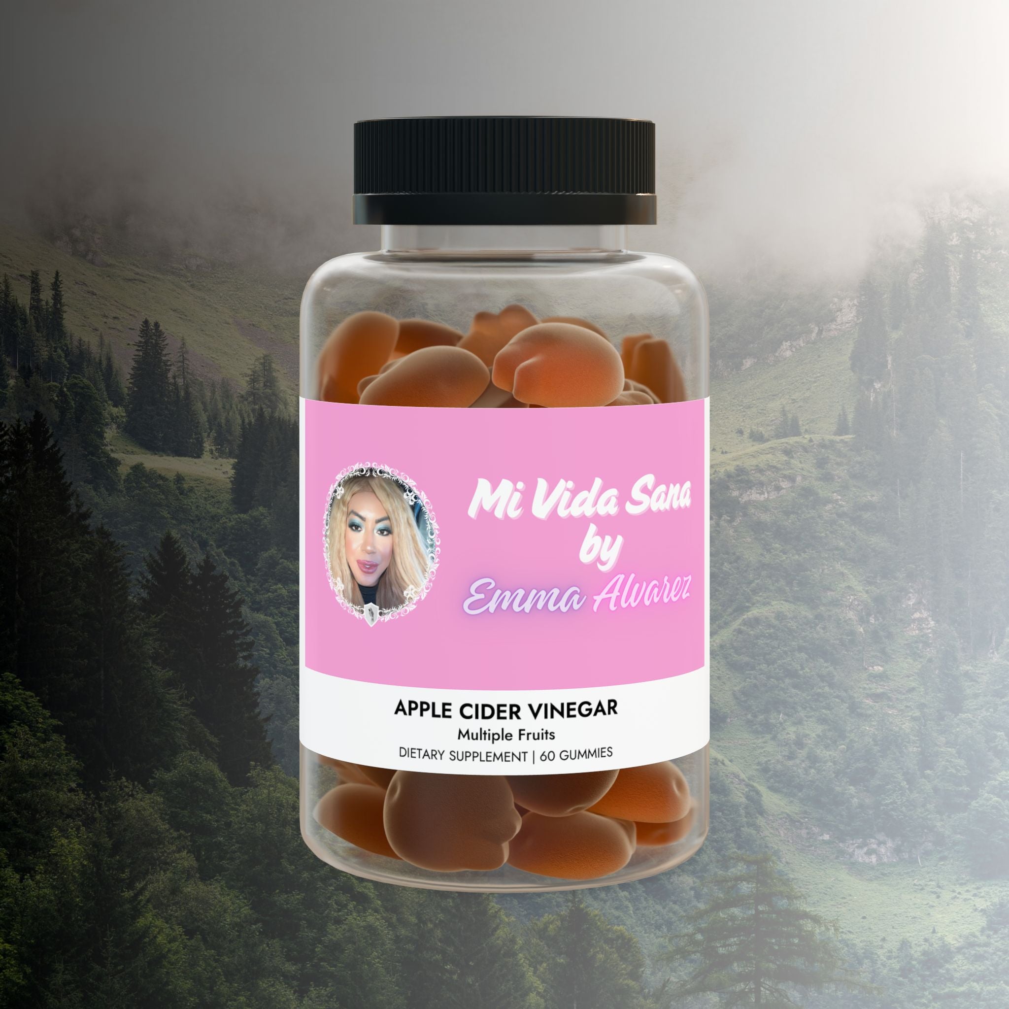 Mi Vida Sana by Emma Alvarez | Apple Cider Vinegar Gummies (60 Gummies)