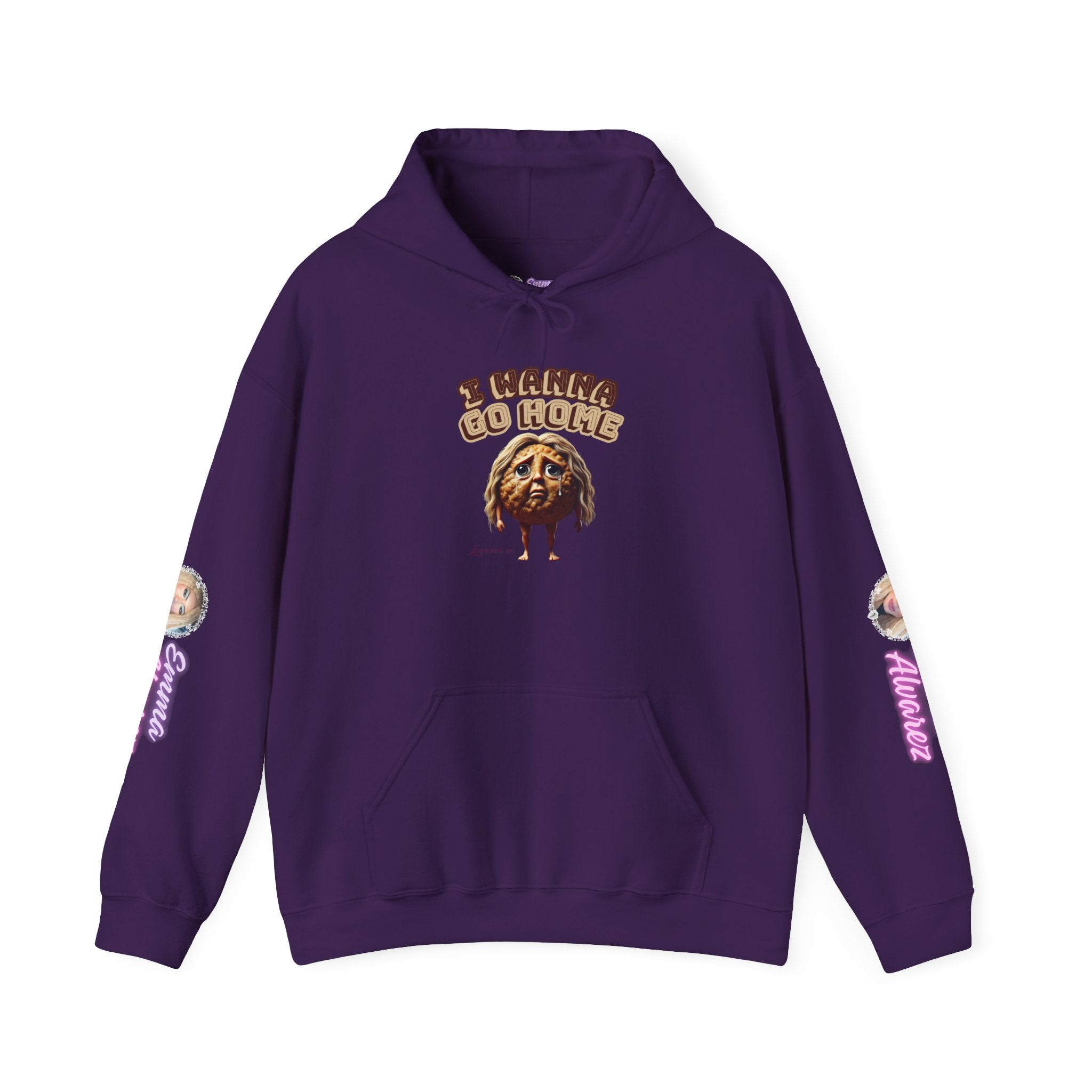 The Emma Alvarez Heavy Blend™ Hooded Sweatshirt - "I Wanna Go Home" Lynwood, CA
