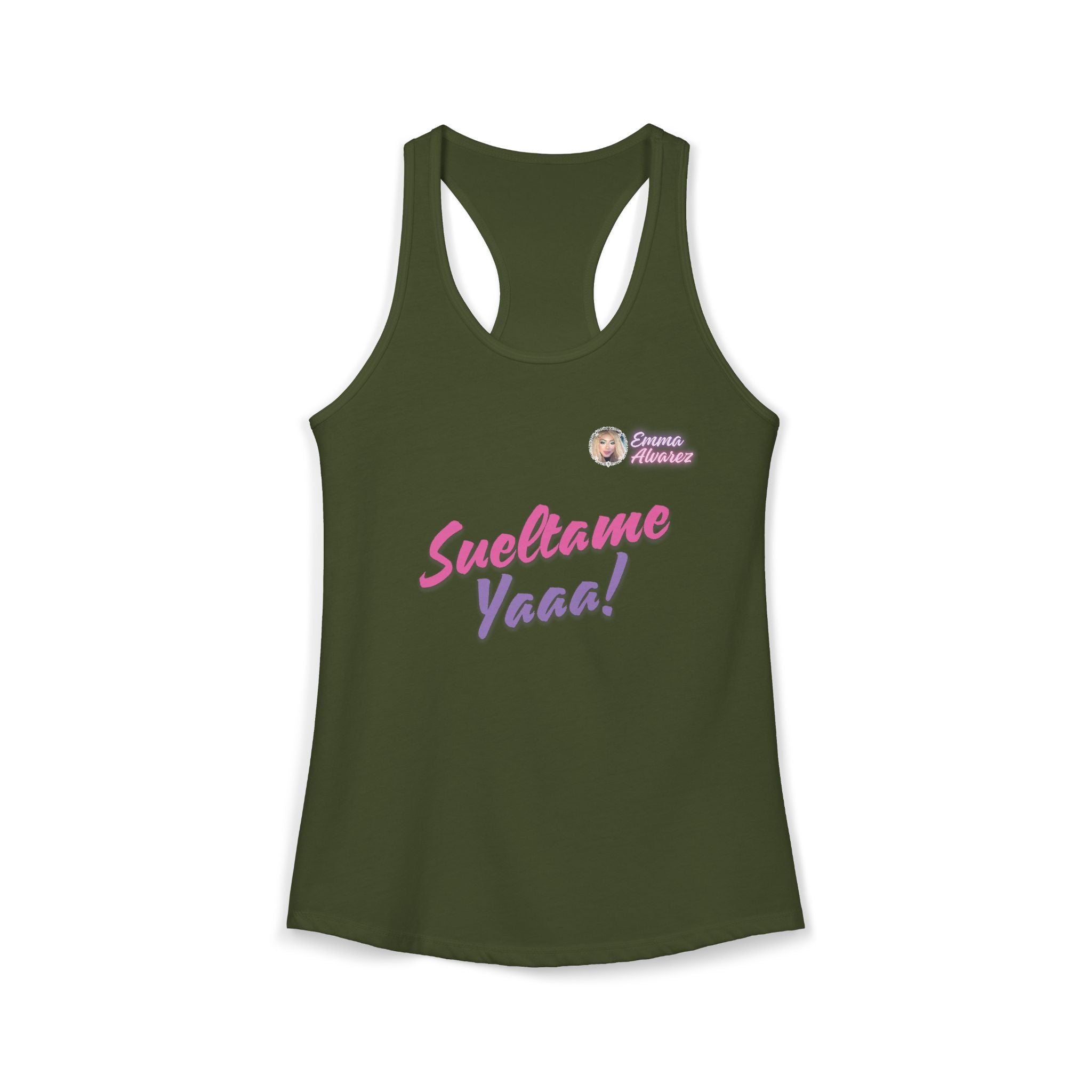 Sueltame Yaaa! Racerback Tank for Women