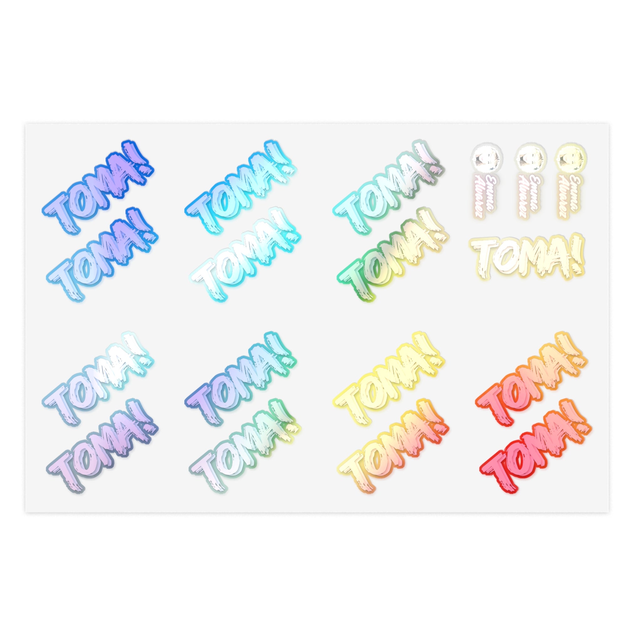 The Emma Alvarez Sticker Sheets - “Toma!”