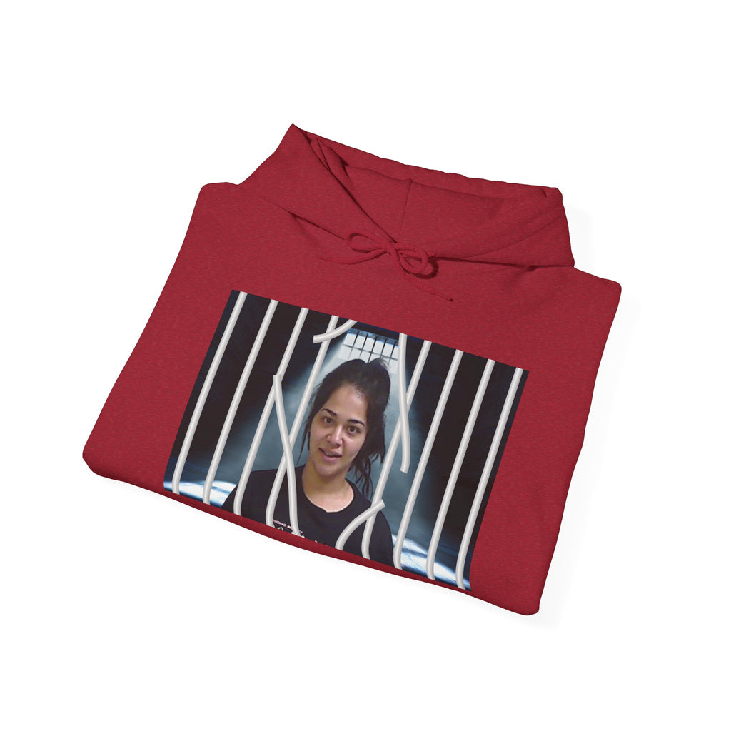 The Emma Alvarez & Meli G Heavy Blend™ Hooded Sweatshirt - "MeliG Mugshot"
