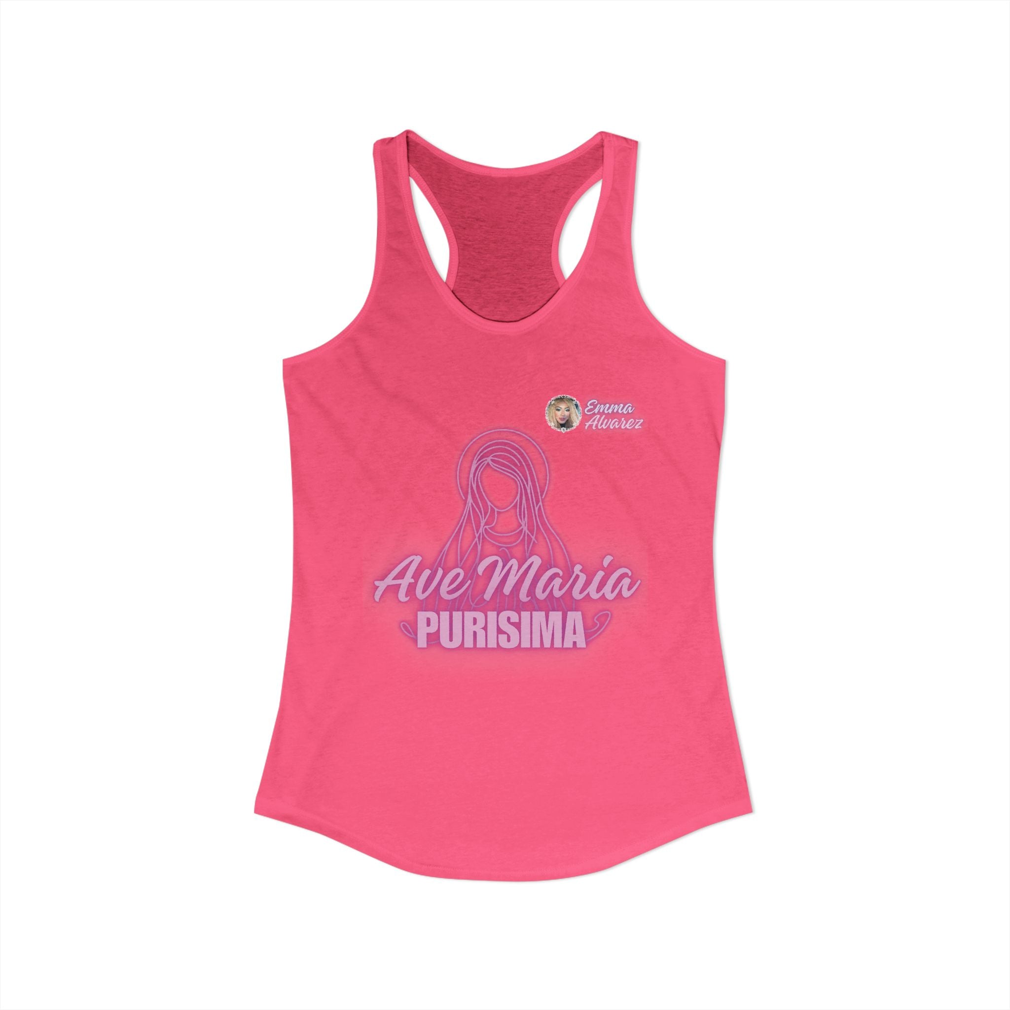 Ave Maria Purisima! Racerback Tank for Women