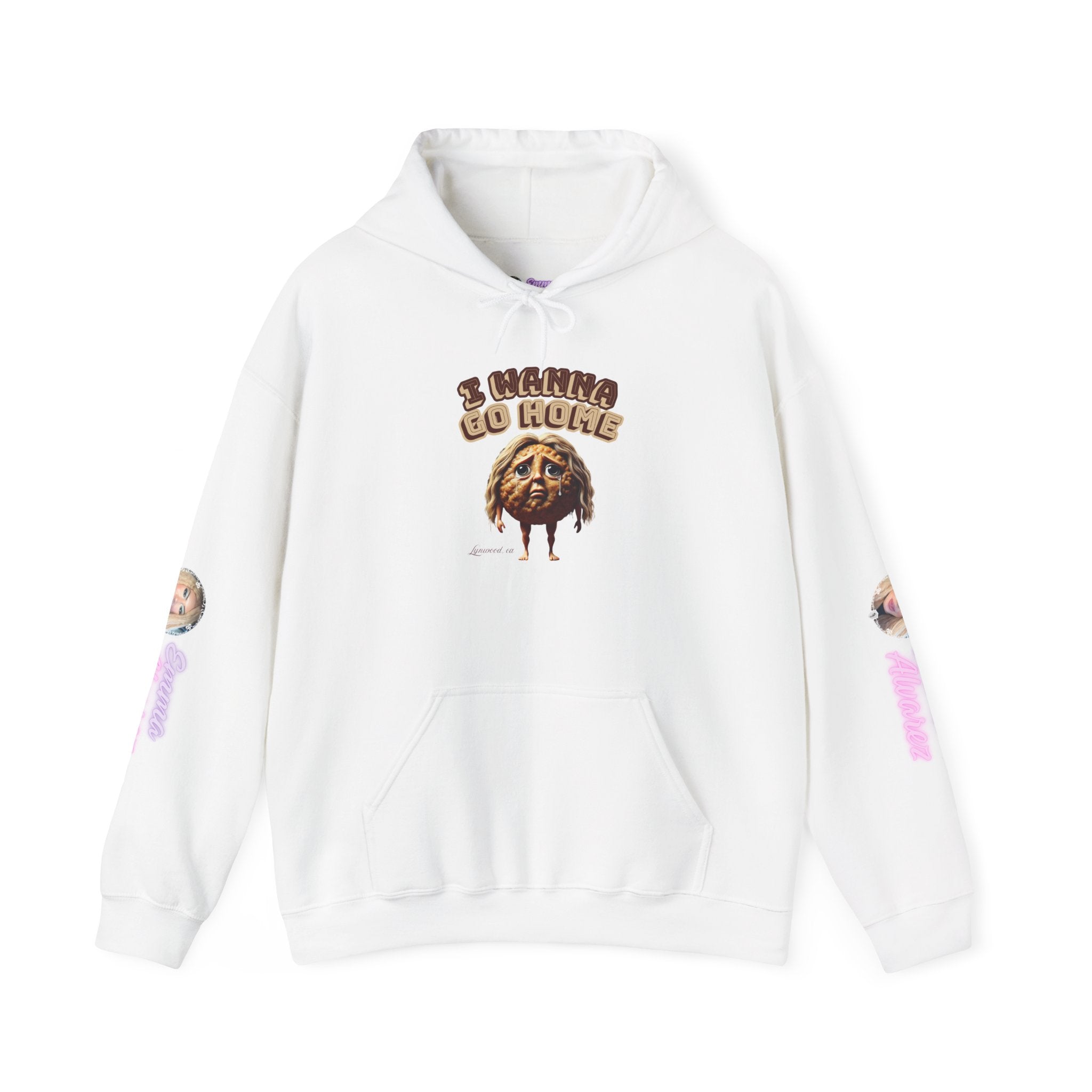 The Emma Alvarez Heavy Blend™ Hooded Sweatshirt - "I Wanna Go Home" Lynwood, CA