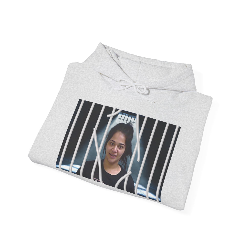 The Emma Alvarez & Meli G Heavy Blend™ Hooded Sweatshirt - "MeliG Mugshot"