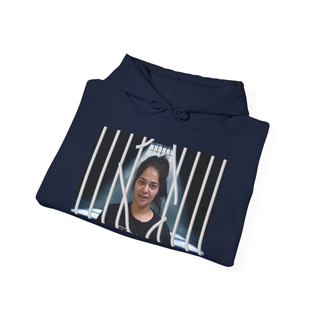 The Emma Alvarez & Meli G Heavy Blend™ Hooded Sweatshirt - "MeliG Mugshot"