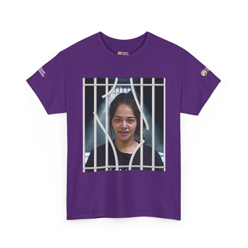 The Emma Alvarez & Meli G Unisex Heavy Cotton Tee - "MeliG Mugshot"