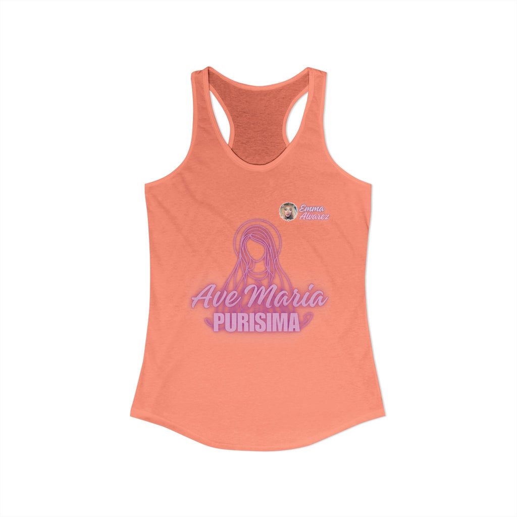 Ave Maria Purisima! Racerback Tank for Women
