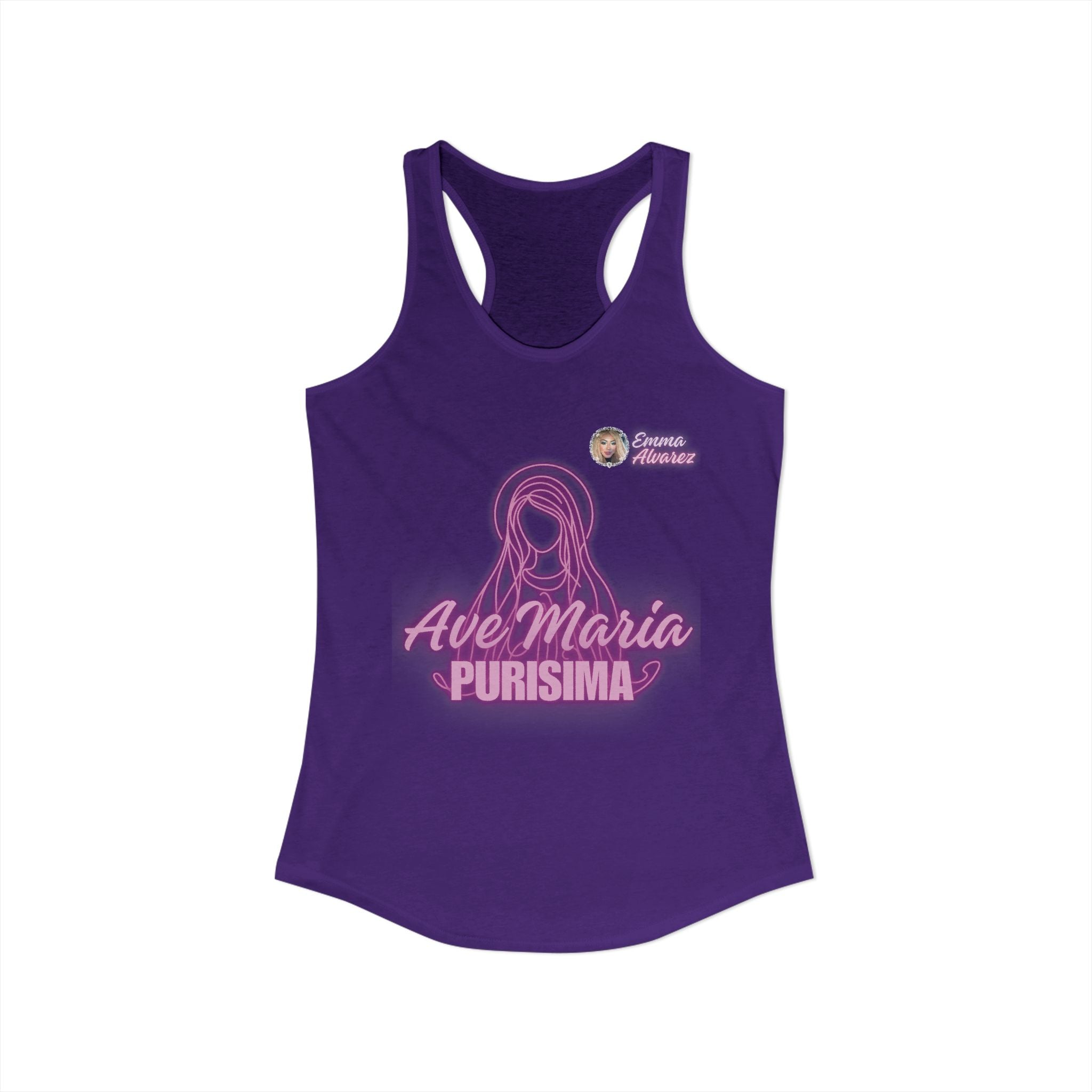 Ave Maria Purisima! Racerback Tank for Women