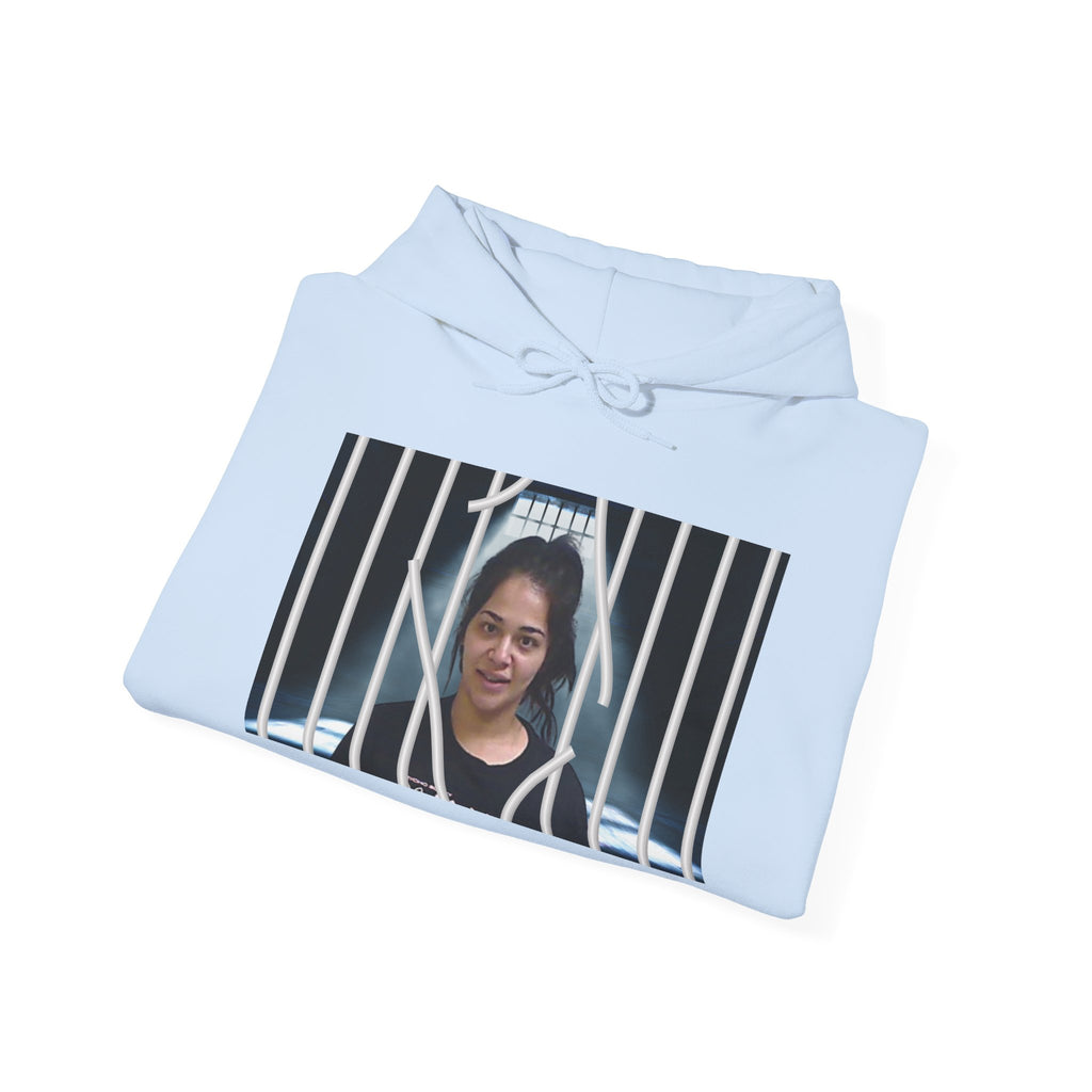The Emma Alvarez & Meli G Heavy Blend™ Hooded Sweatshirt - "MeliG Mugshot"