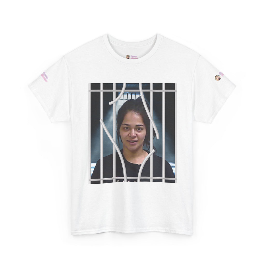 The Emma Alvarez & Meli G Unisex Heavy Cotton Tee - "MeliG Mugshot"