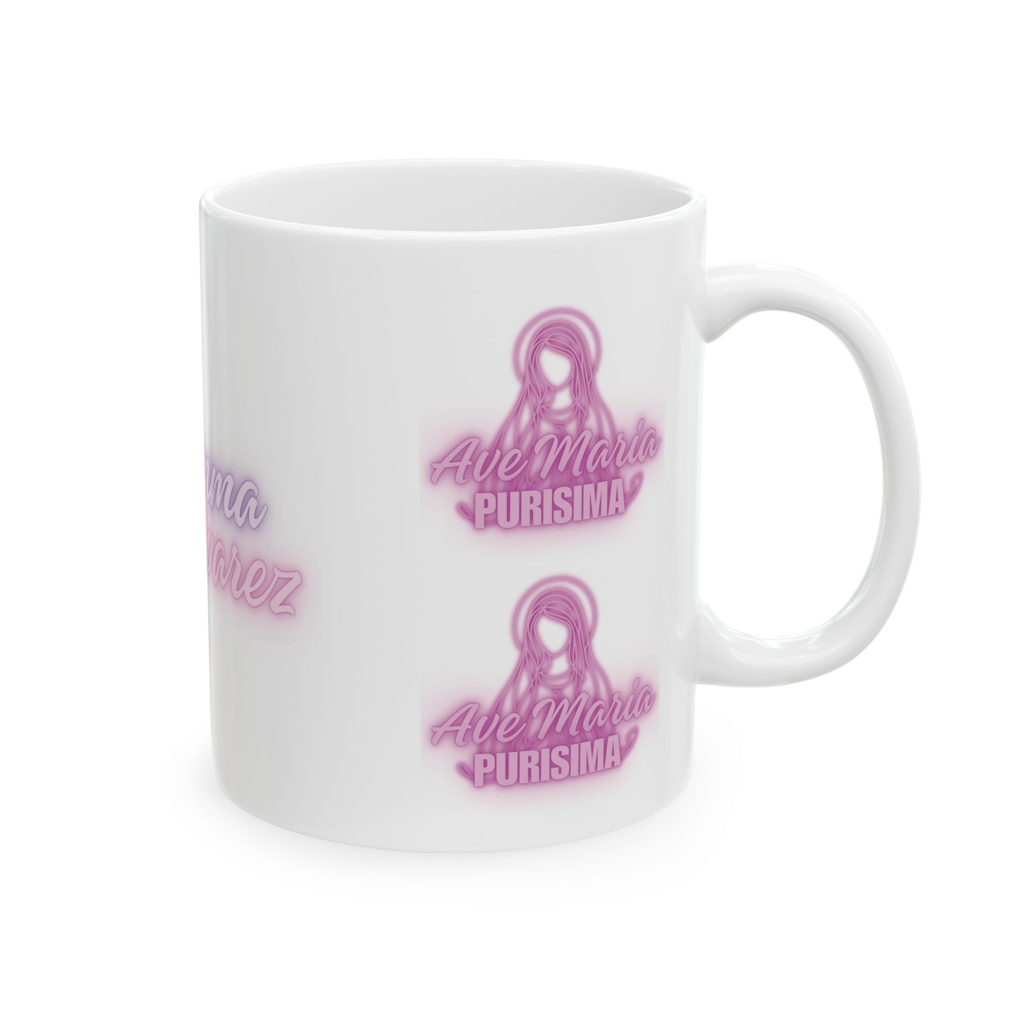 The Emma Alvarez - Ceramic Mug - “Ave Maria Purisima”