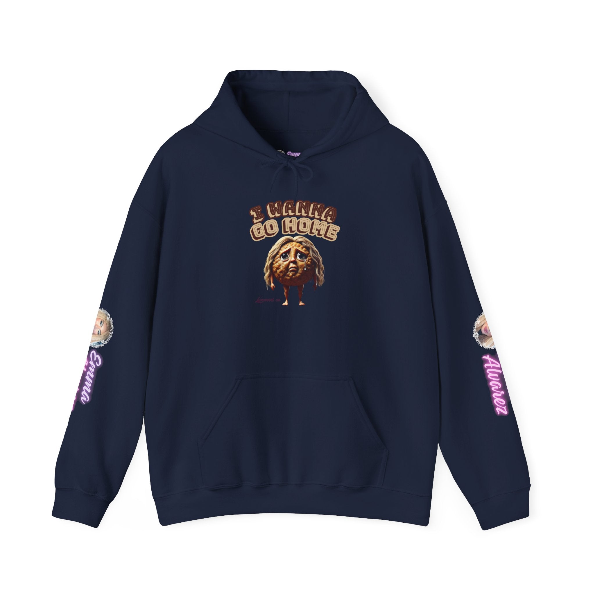 The Emma Alvarez Heavy Blend™ Hooded Sweatshirt - "I Wanna Go Home" Lynwood, CA