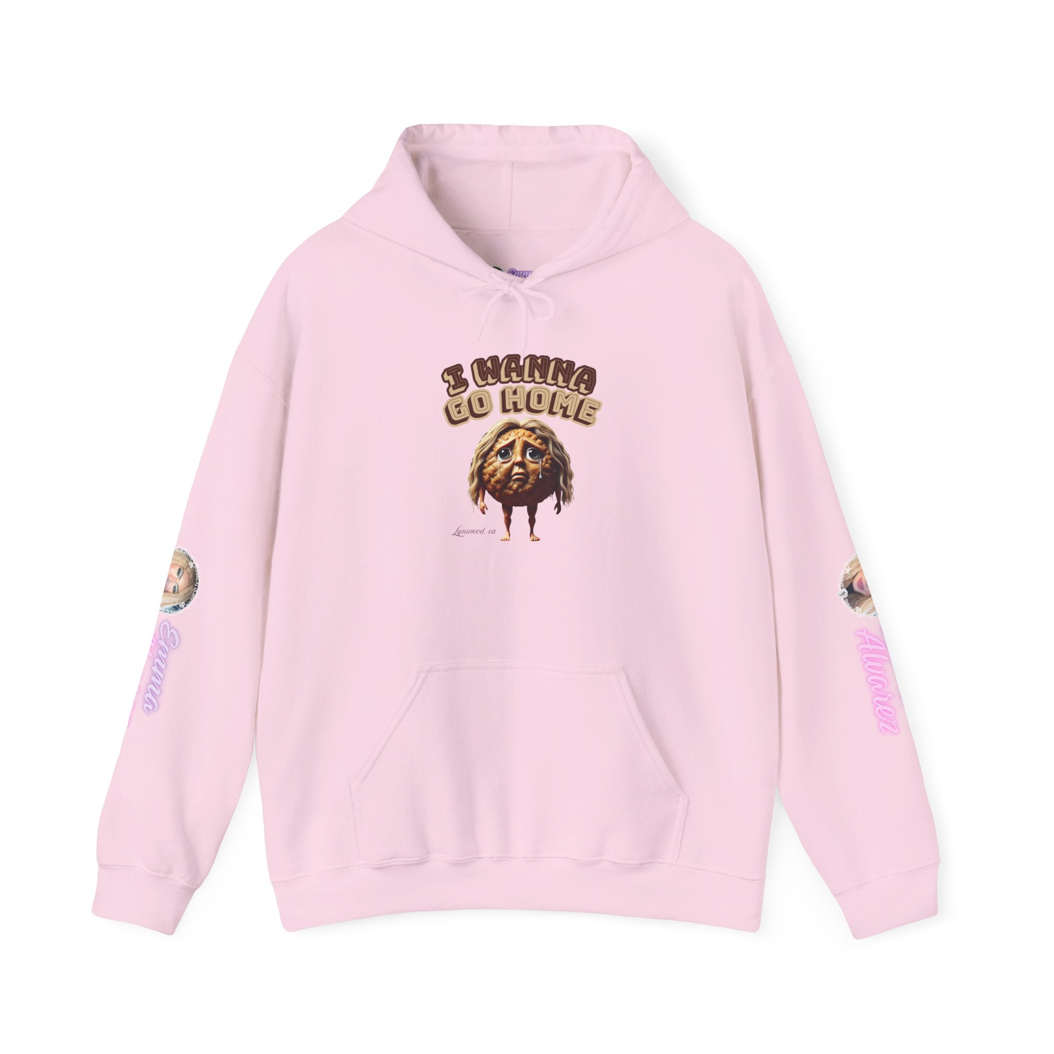 The Emma Alvarez Heavy Blend™ Hooded Sweatshirt - "I Wanna Go Home" Lynwood, CA