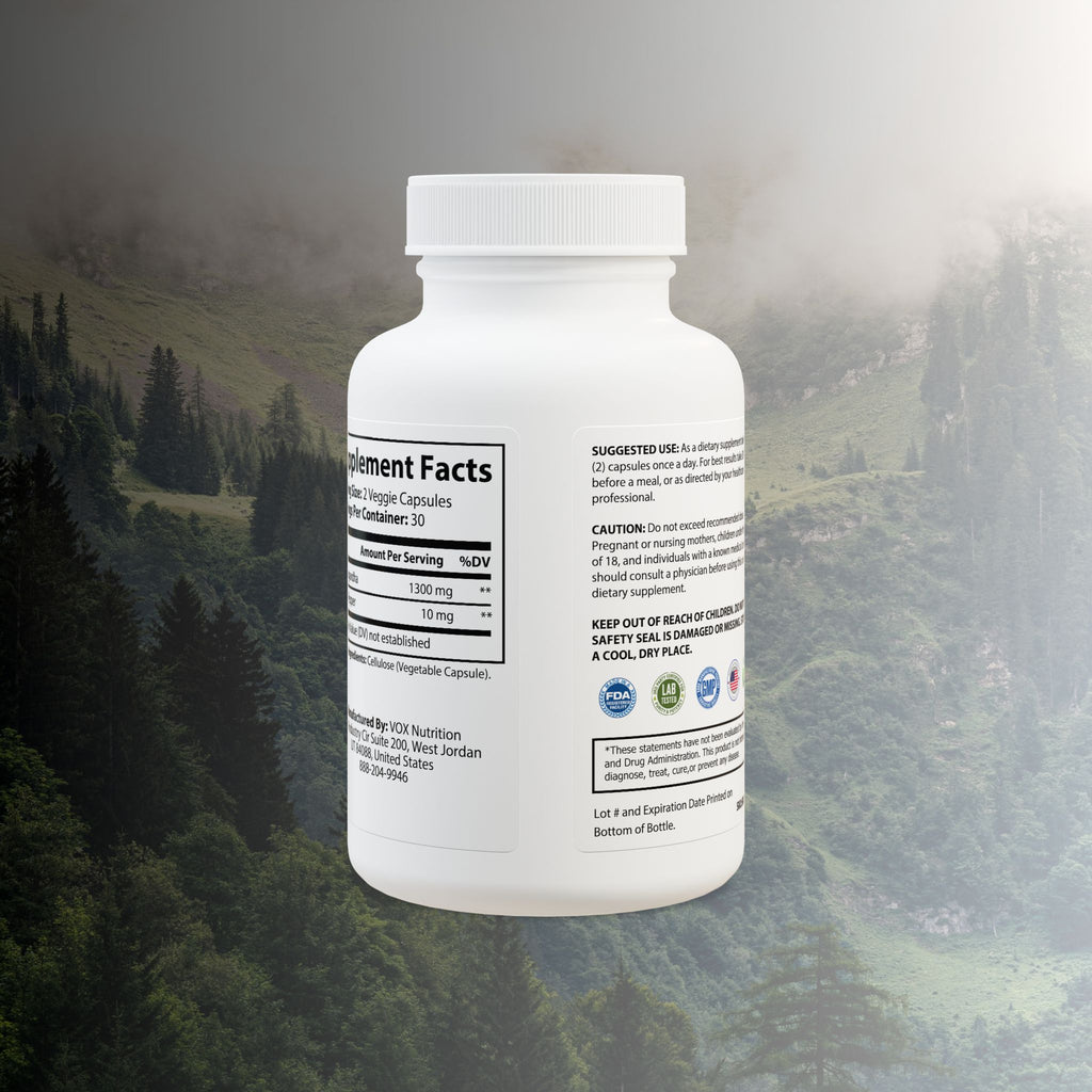 Mi Vida Sana by Emma Alvarez | Ashwagandha and Black Pepper Supplement (60 capsules)