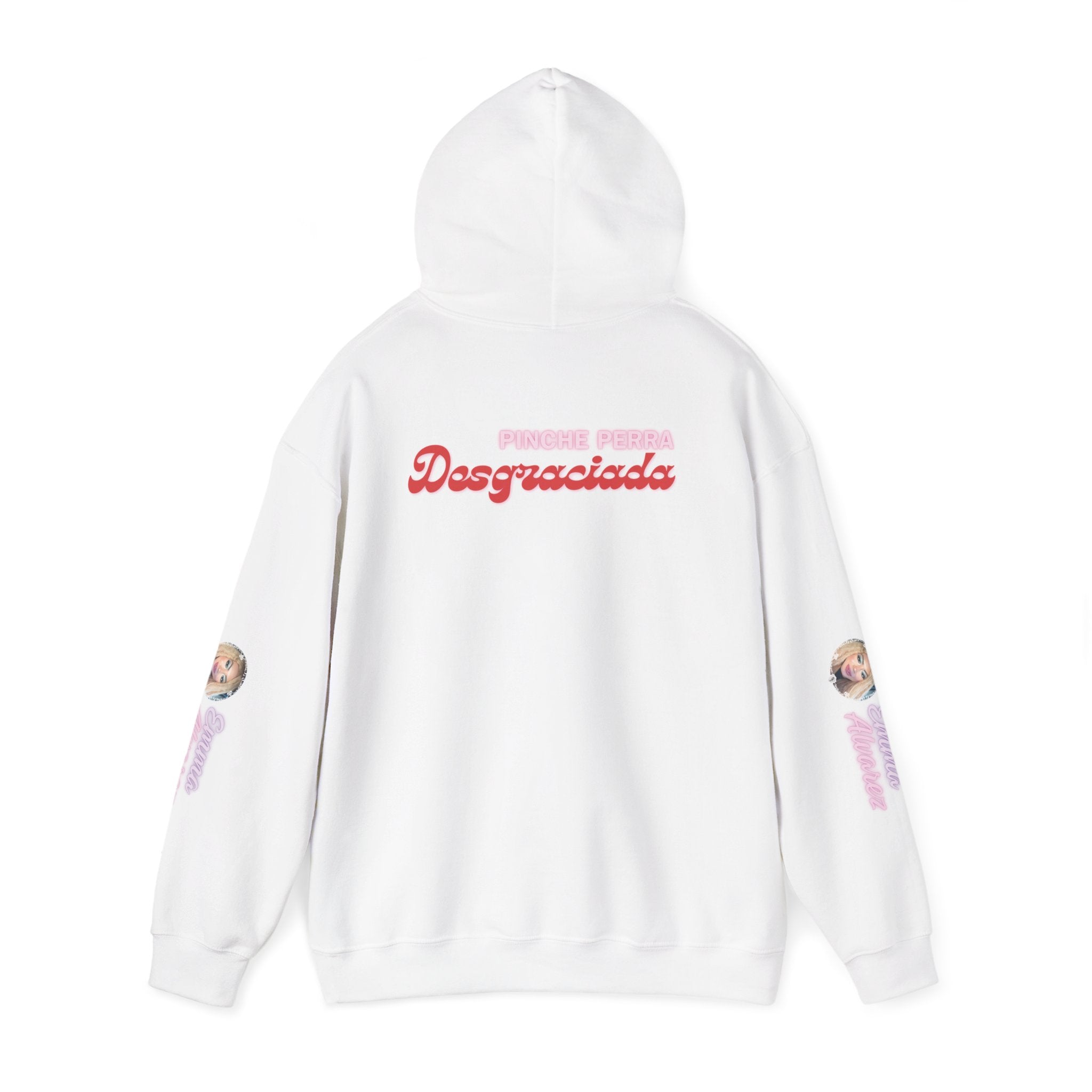 The Emma Alvarez & Meli G Heavy Blend™ Hooded Sweatshirt - "MeliG Mugshot"