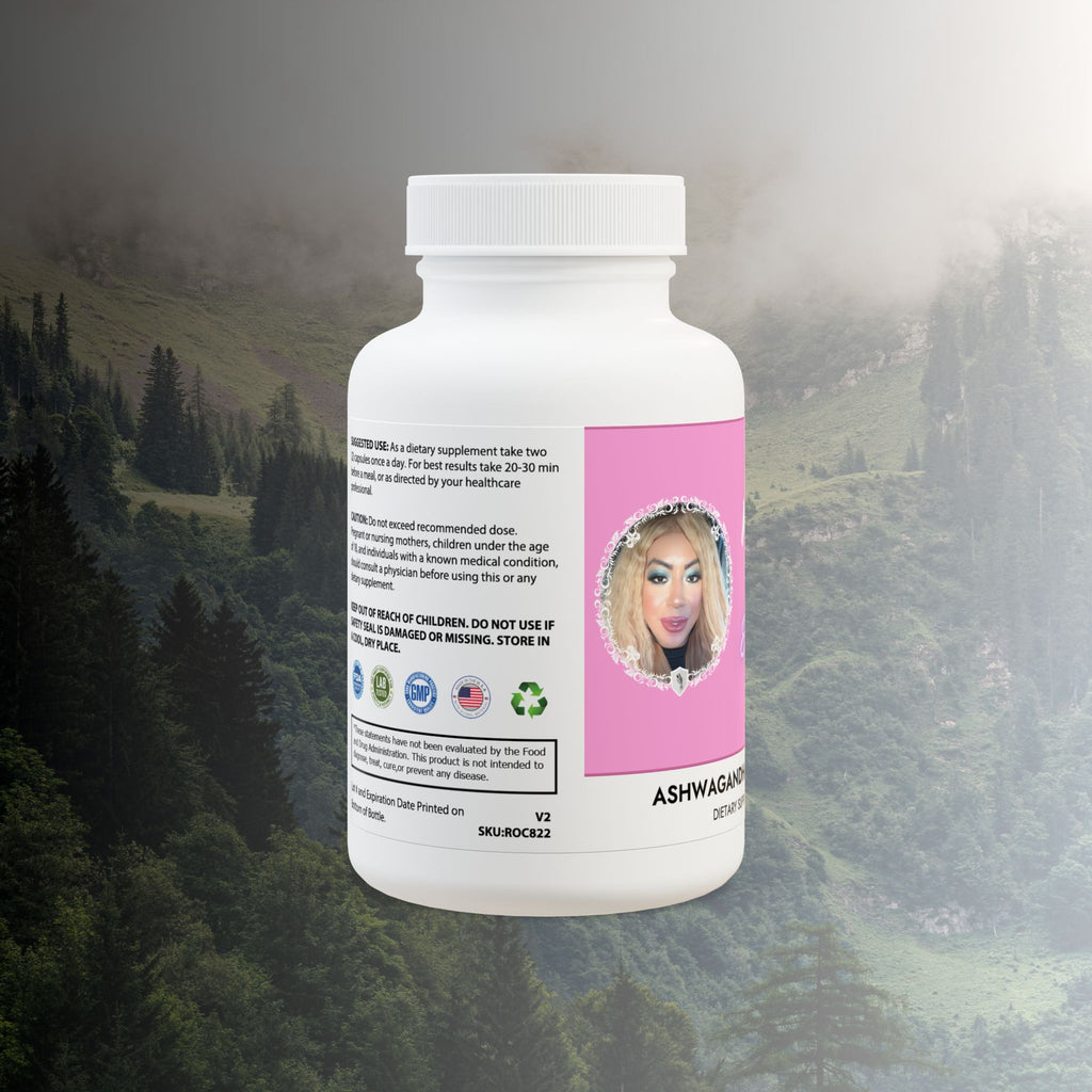 Mi Vida Sana by Emma Alvarez | Ashwagandha and Black Pepper Supplement (60 capsules)