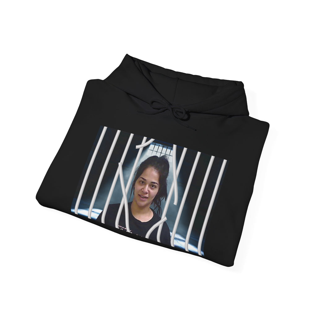 The Emma Alvarez & Meli G Heavy Blend™ Hooded Sweatshirt - "MeliG Mugshot"