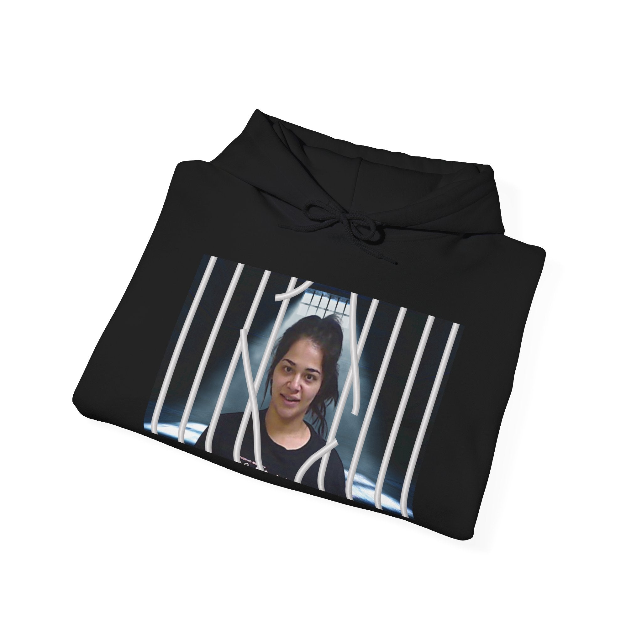 The Emma Alvarez & Meli G Heavy Blend™ Hooded Sweatshirt - "MeliG Mugshot"